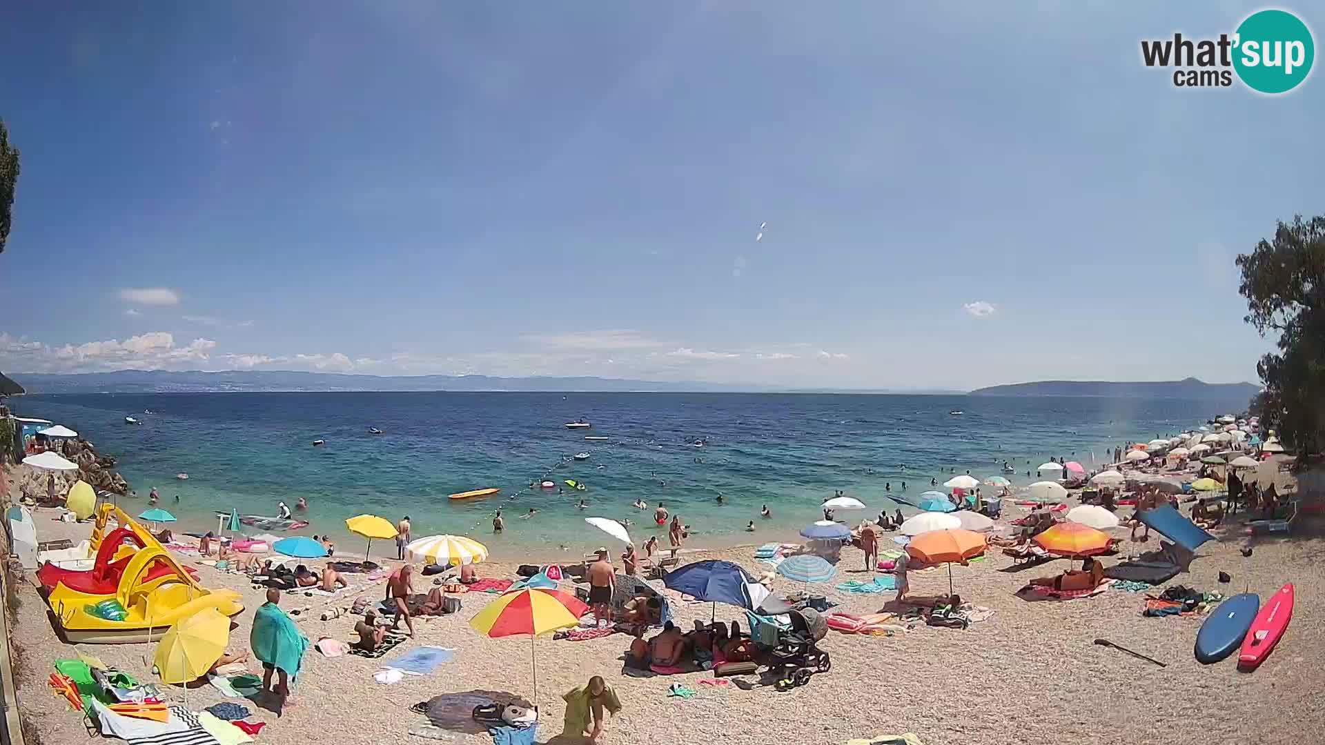 Webcam Sv. Ivan Strand | Mošćenička Draga