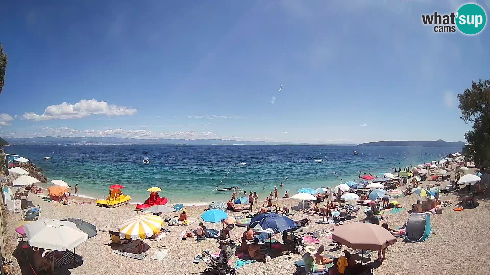 Livecam plage Sv. Ivan | Mošćenička Draga