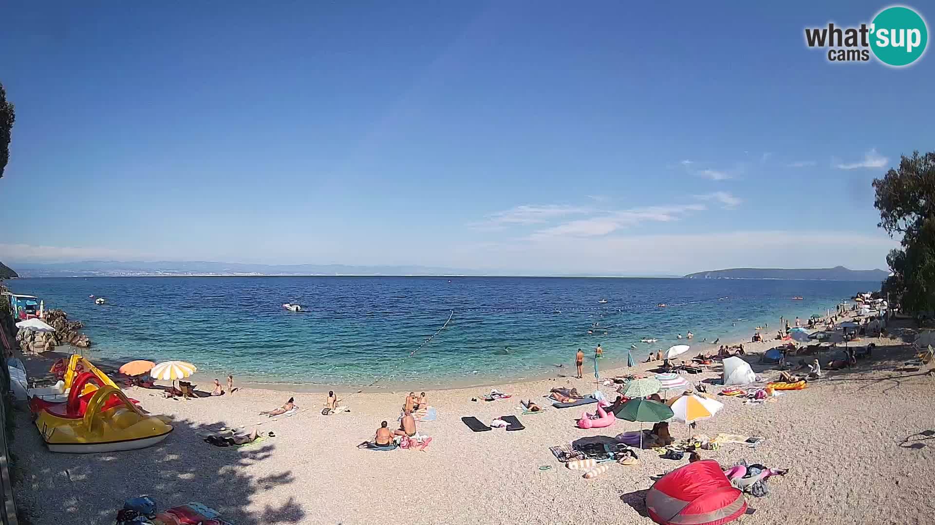 Webcam spiaggia Sv. Ivan | Draga di Moschiena