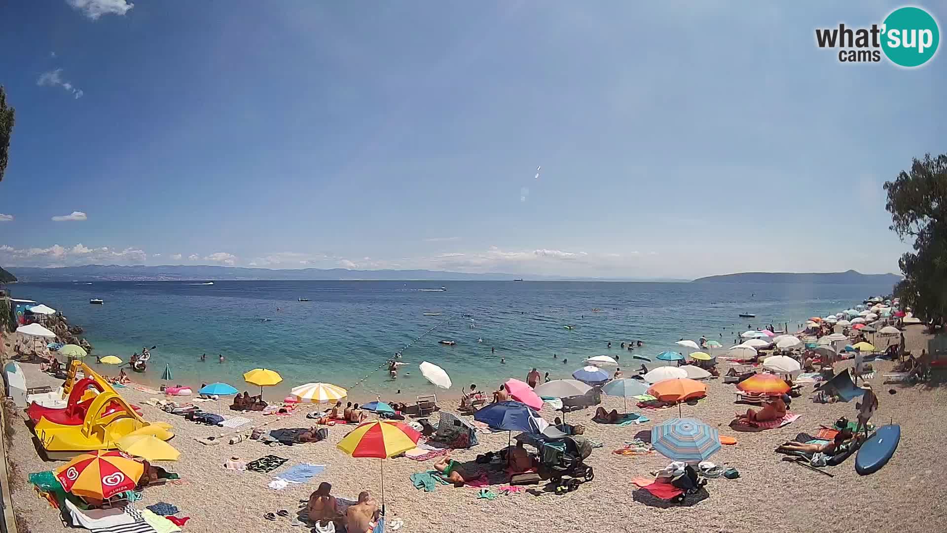 Spletna kamera plaža Sv. Ivan | Mošćenička Draga
