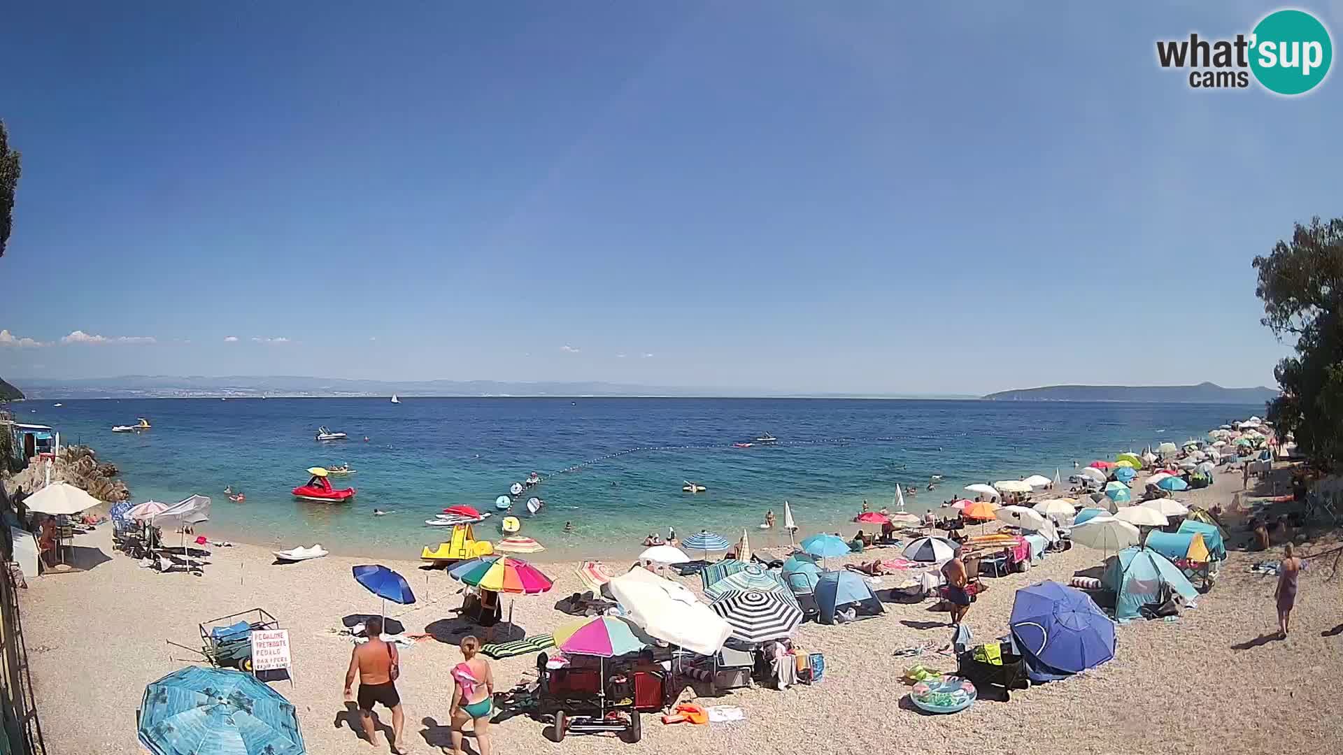 Livecam plage Sv. Ivan | Mošćenička Draga