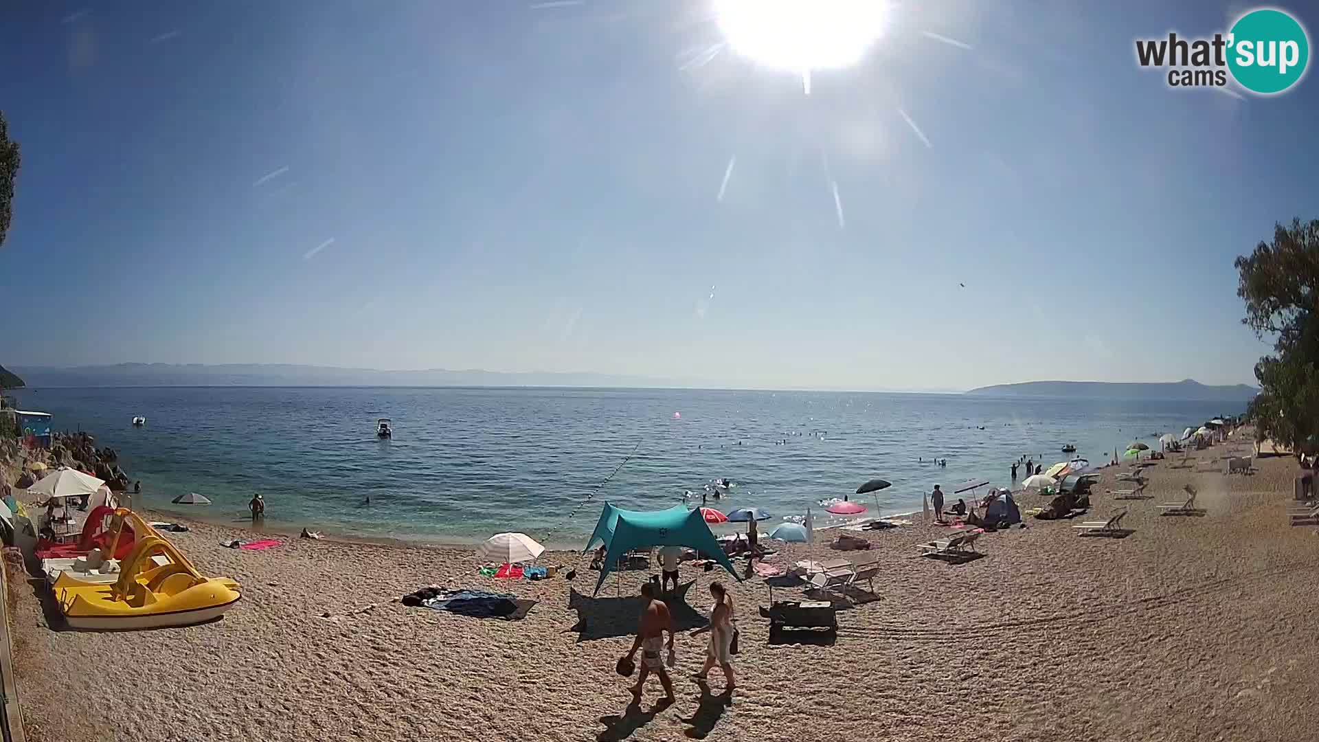 Webcam spiaggia Sv. Ivan | Draga di Moschiena