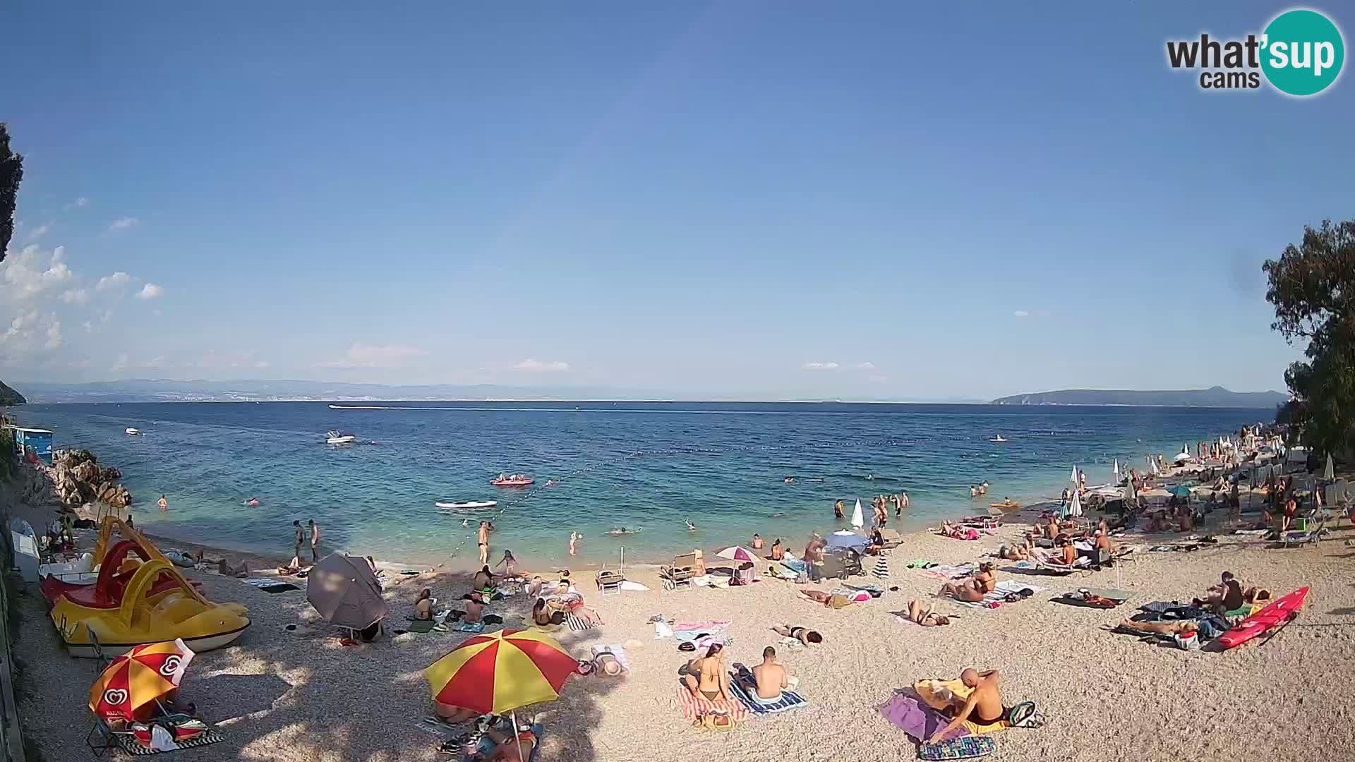 Livecam plage Sv. Ivan | Mošćenička Draga