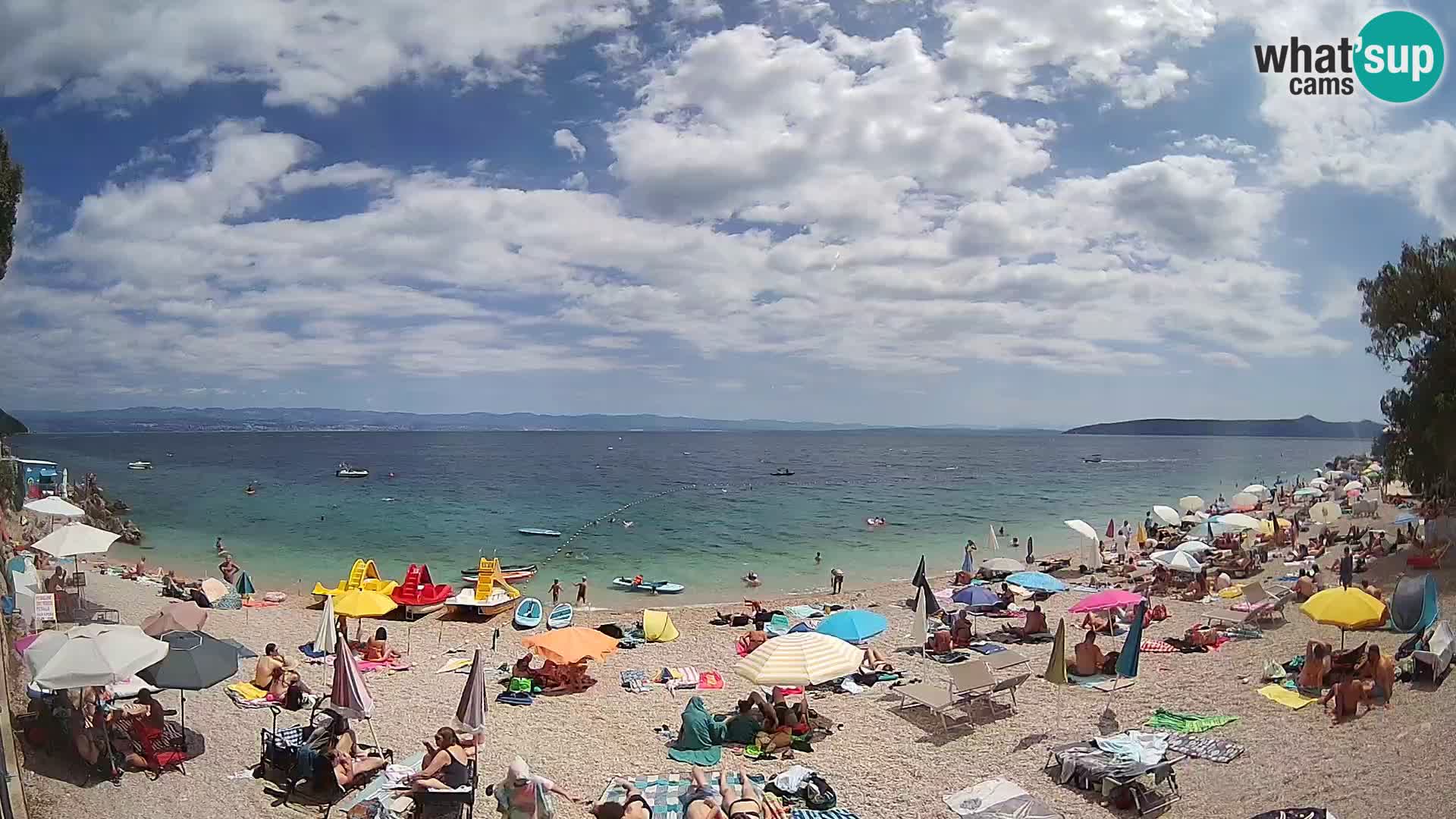 Webcam spiaggia Sv. Ivan | Draga di Moschiena