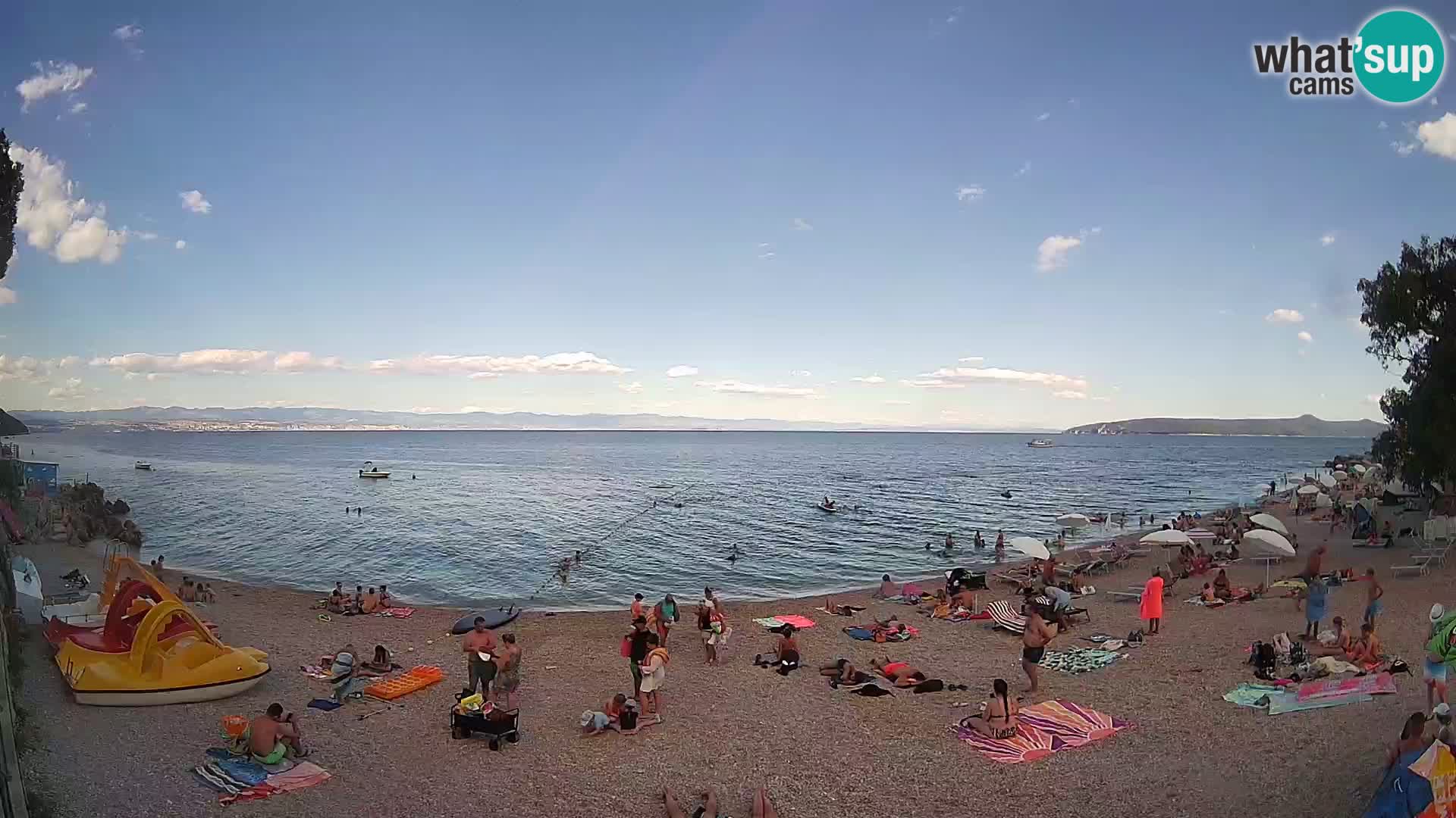 Spletna kamera plaža Sv. Ivan | Mošćenička Draga