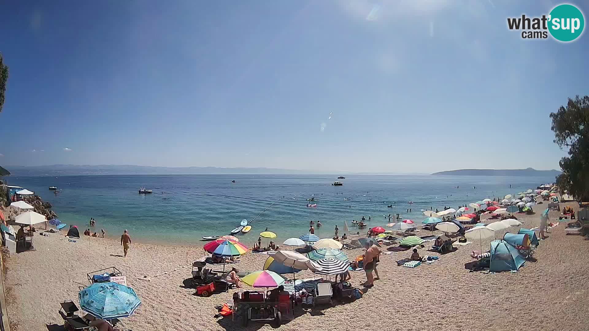Spletna kamera plaža Sv. Ivan | Mošćenička Draga