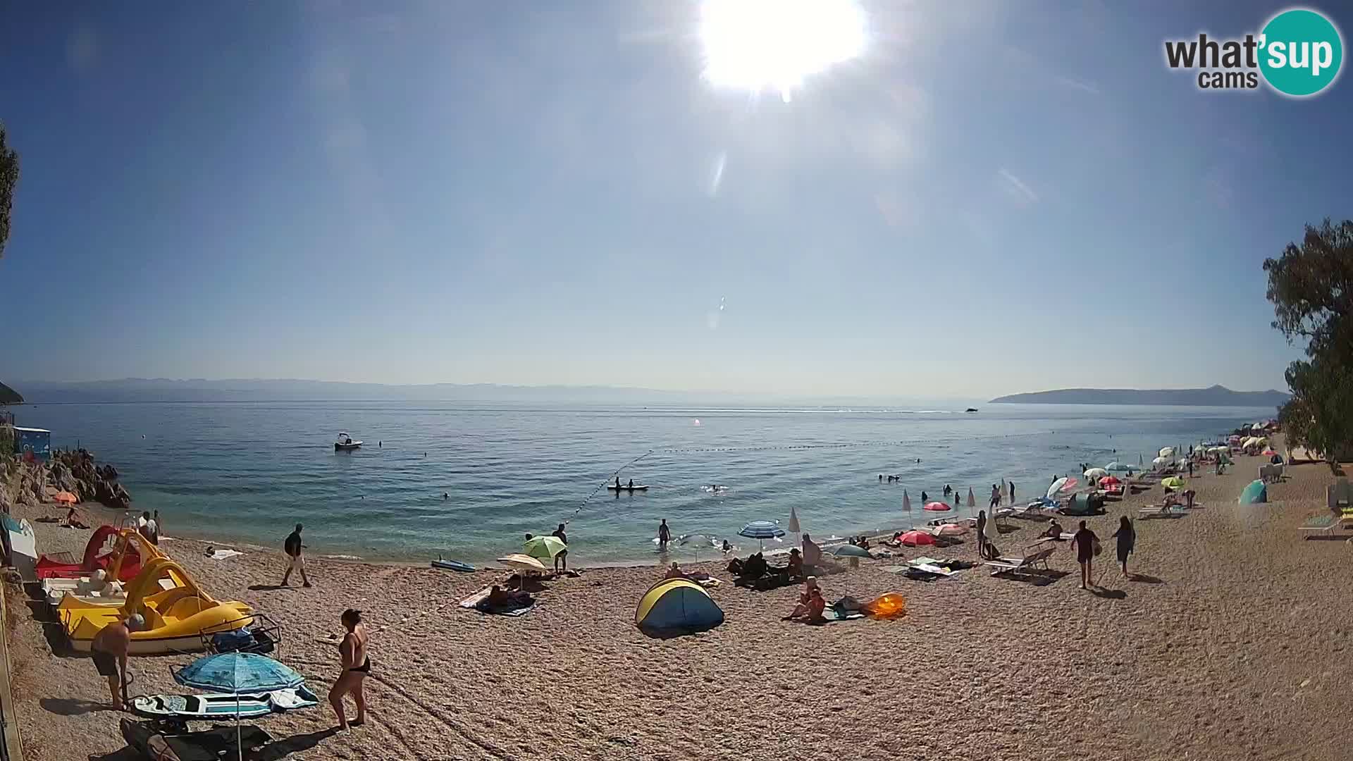 Webcam spiaggia Sv. Ivan | Draga di Moschiena