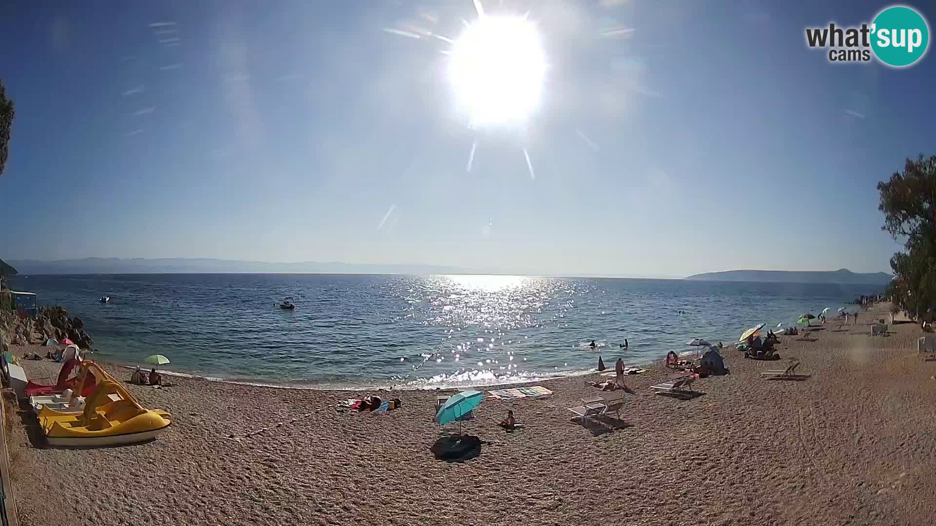 Webcam spiaggia Sv. Ivan | Draga di Moschiena