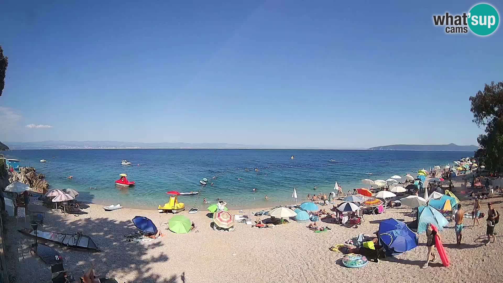 Livecam plage Sv. Ivan | Mošćenička Draga