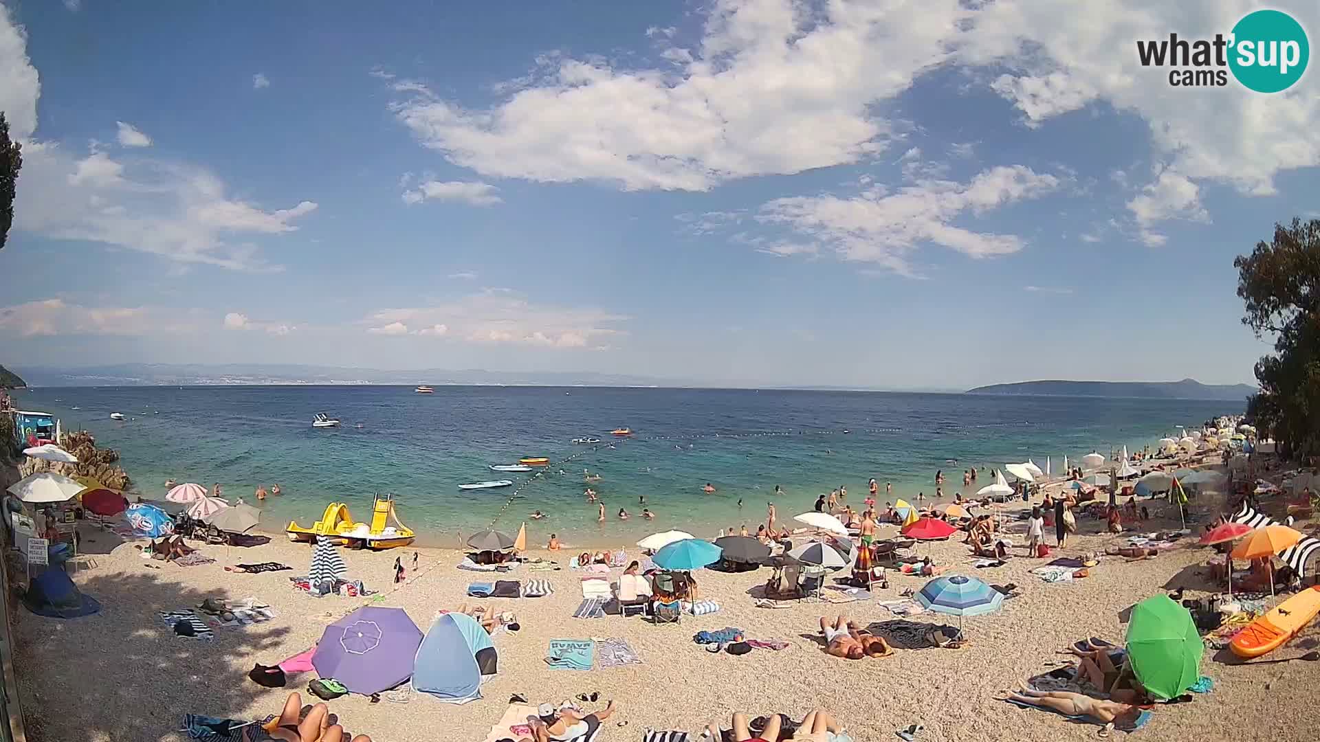 Webcam spiaggia Sv. Ivan | Draga di Moschiena