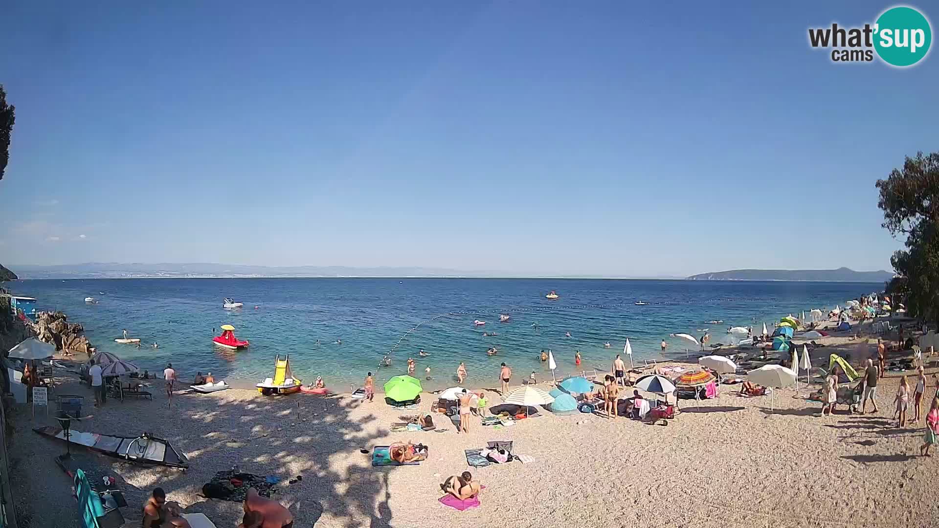 Webcam playa Sv. Ivan | Mošćenička Draga