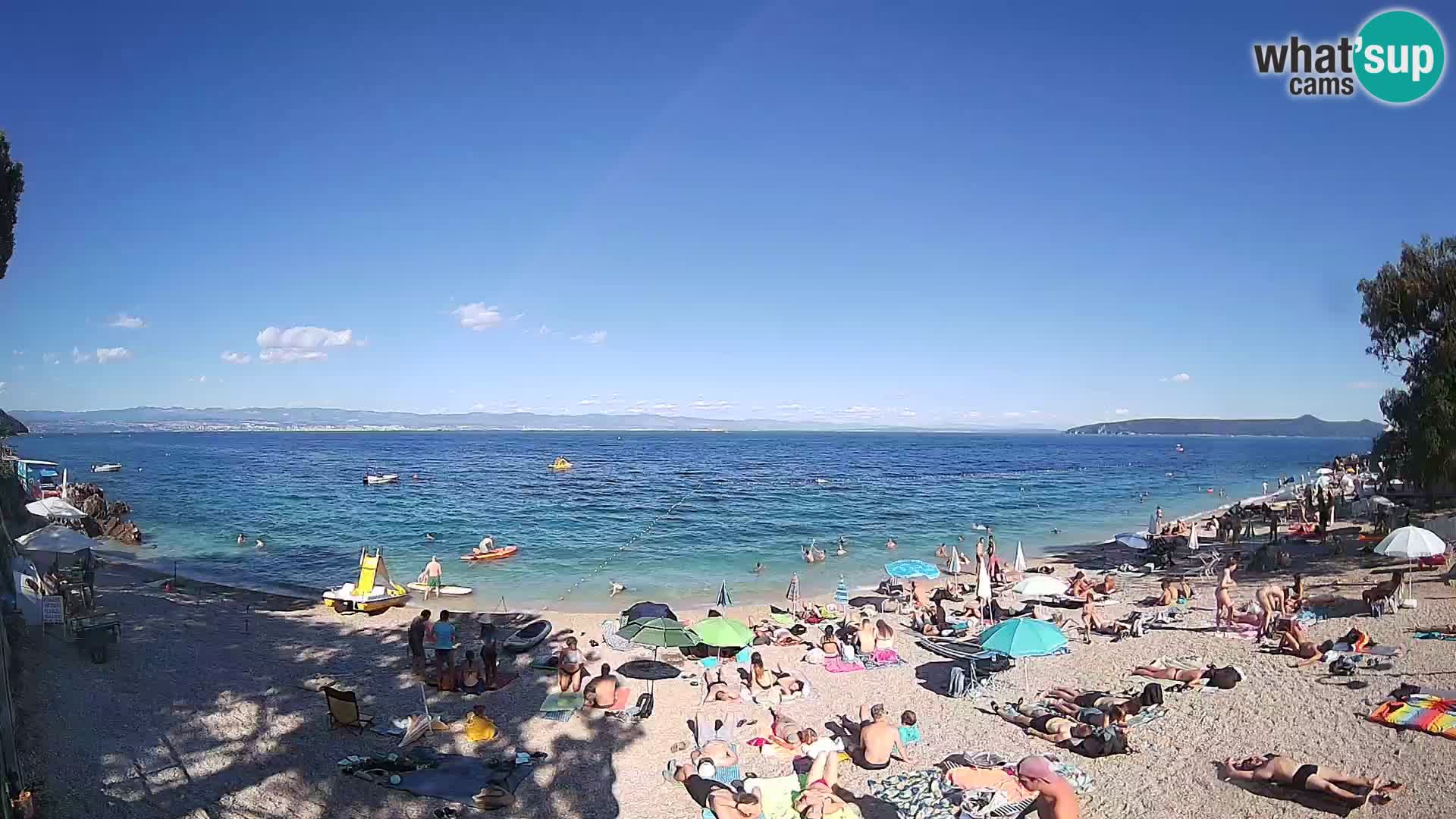 Webcam spiaggia Sv. Ivan | Draga di Moschiena