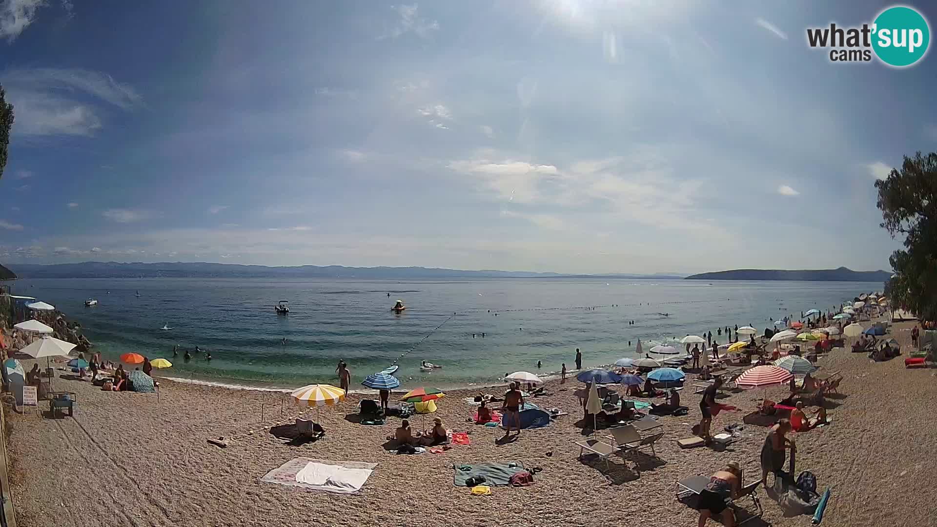 Spletna kamera plaža Sv. Ivan | Mošćenička Draga