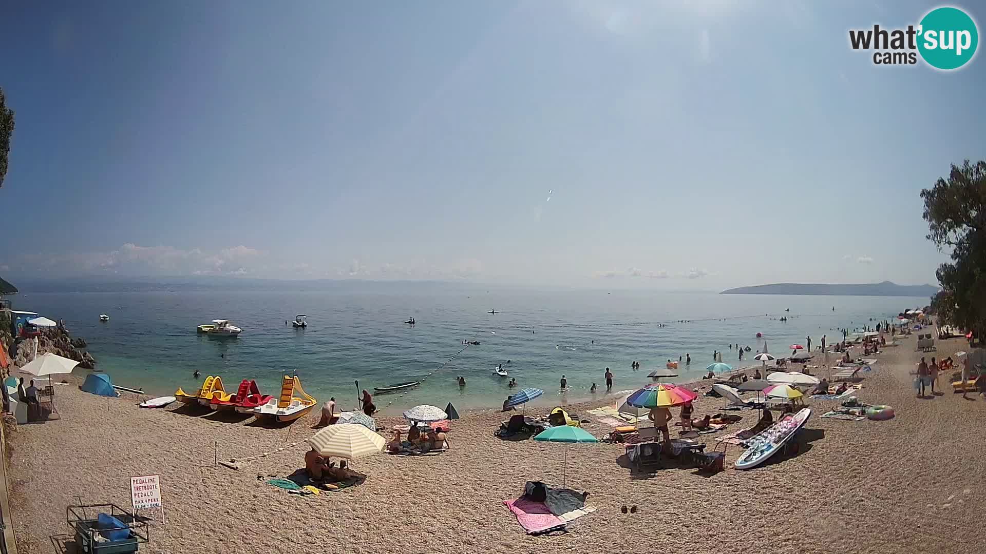 Webcam spiaggia Sv. Ivan | Draga di Moschiena