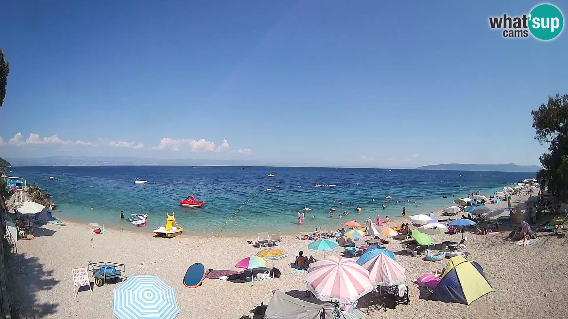 Livecam plage Sv. Ivan | Mošćenička Draga