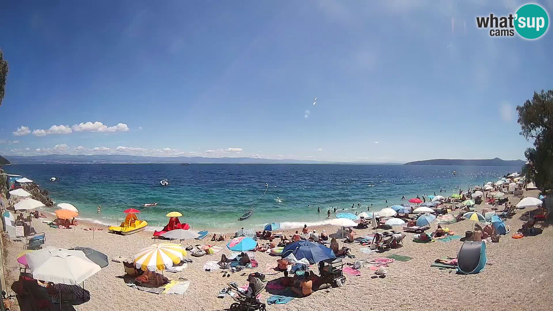 Webcam Sv. Ivan beach | Mošćenička Draga