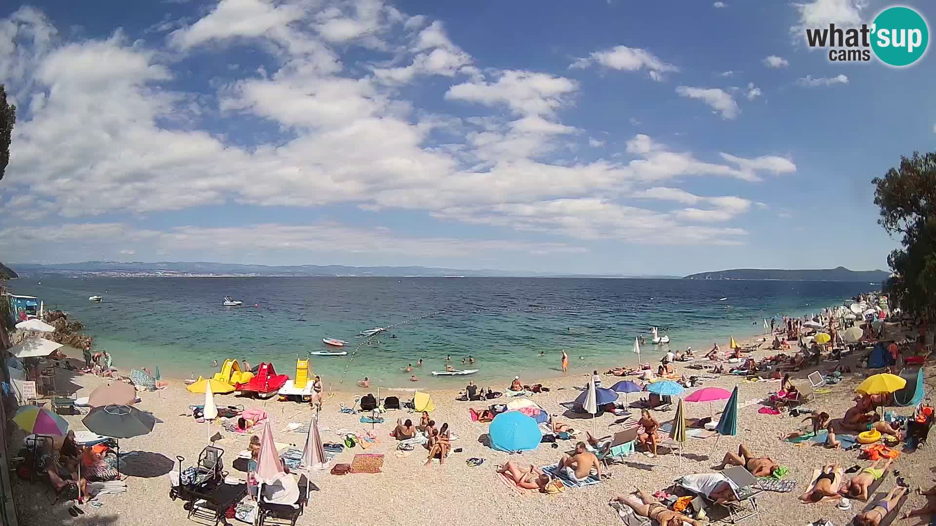 Webcam spiaggia Sv. Ivan | Draga di Moschiena