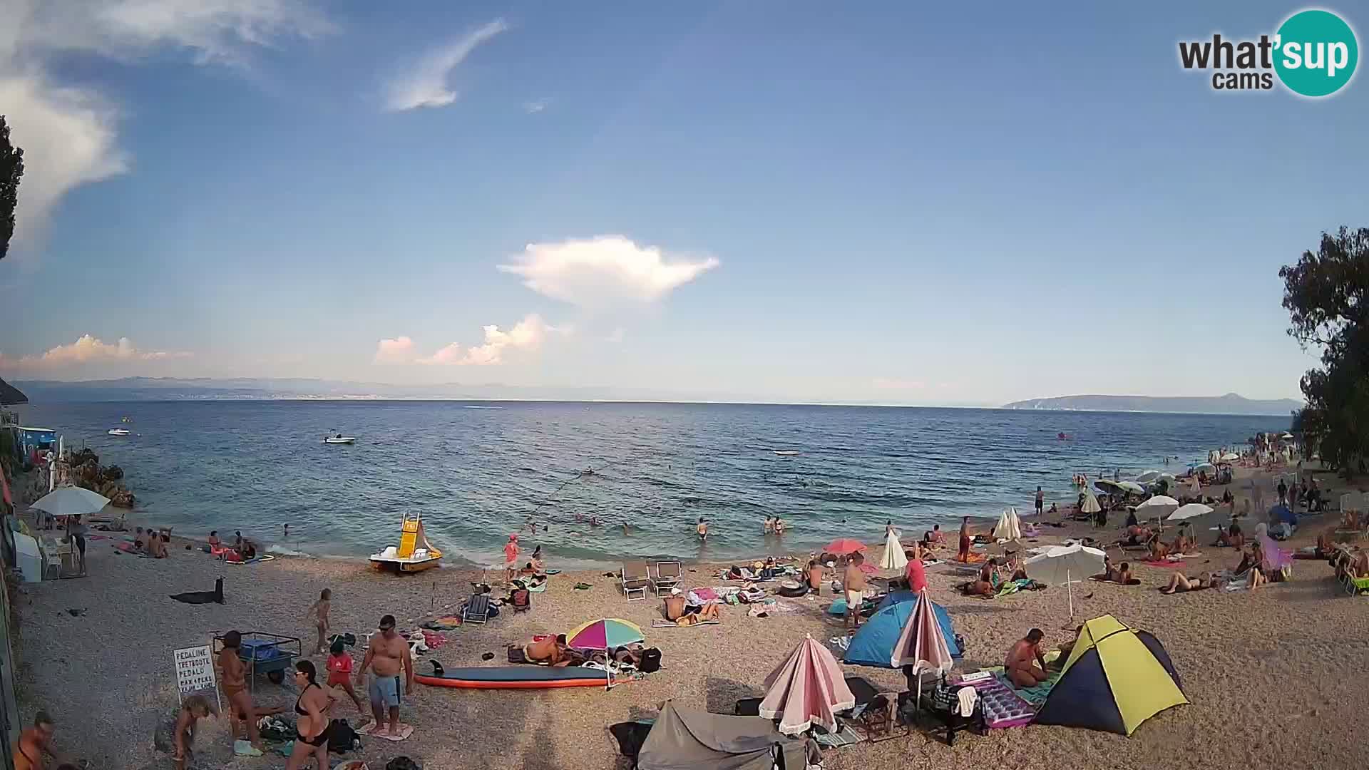 Webcam spiaggia Sv. Ivan | Draga di Moschiena