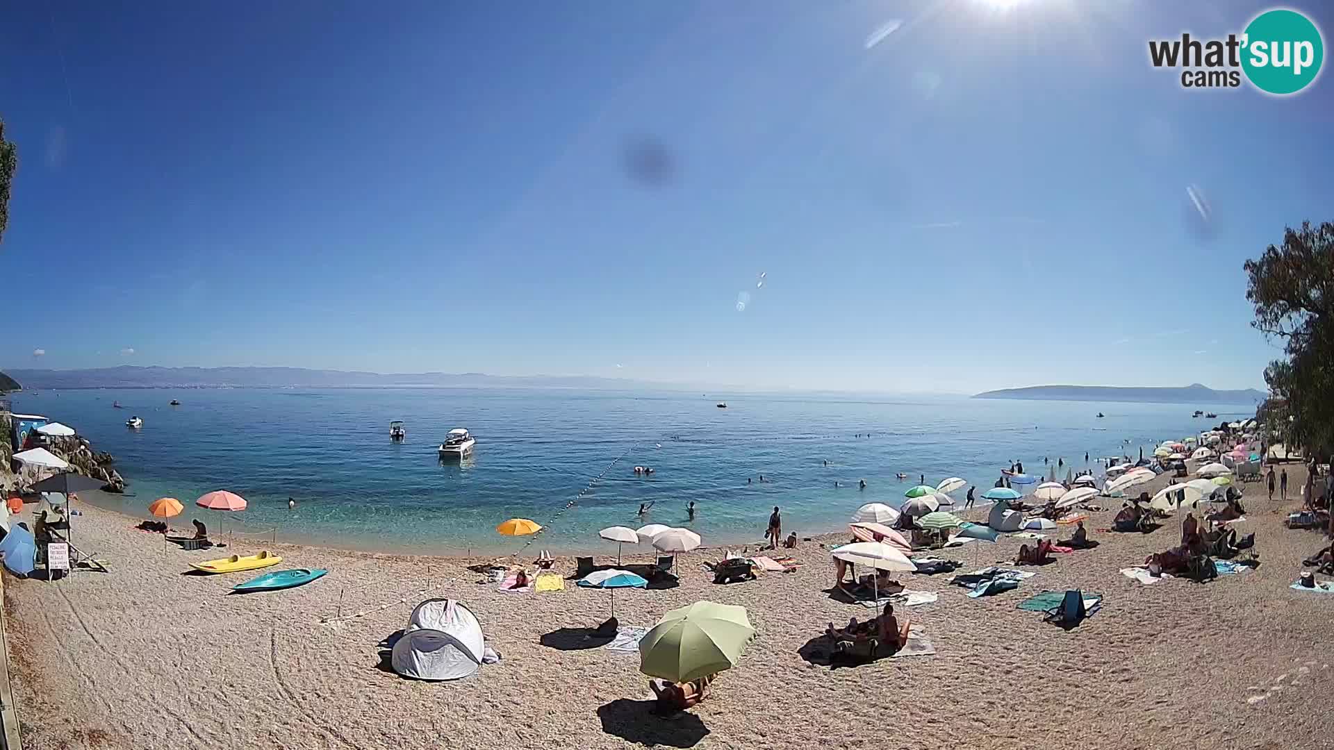 Spletna kamera plaža Sv. Ivan | Mošćenička Draga