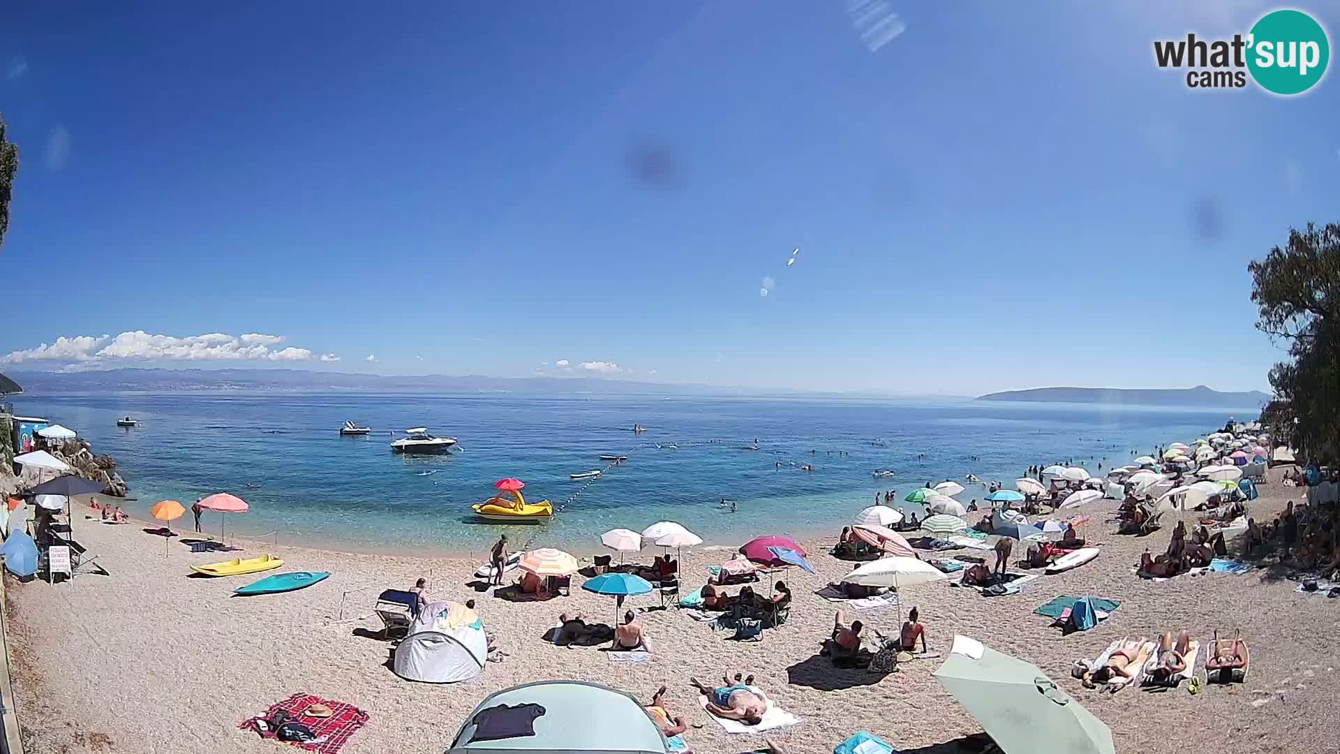 Livecam plage Sv. Ivan | Mošćenička Draga