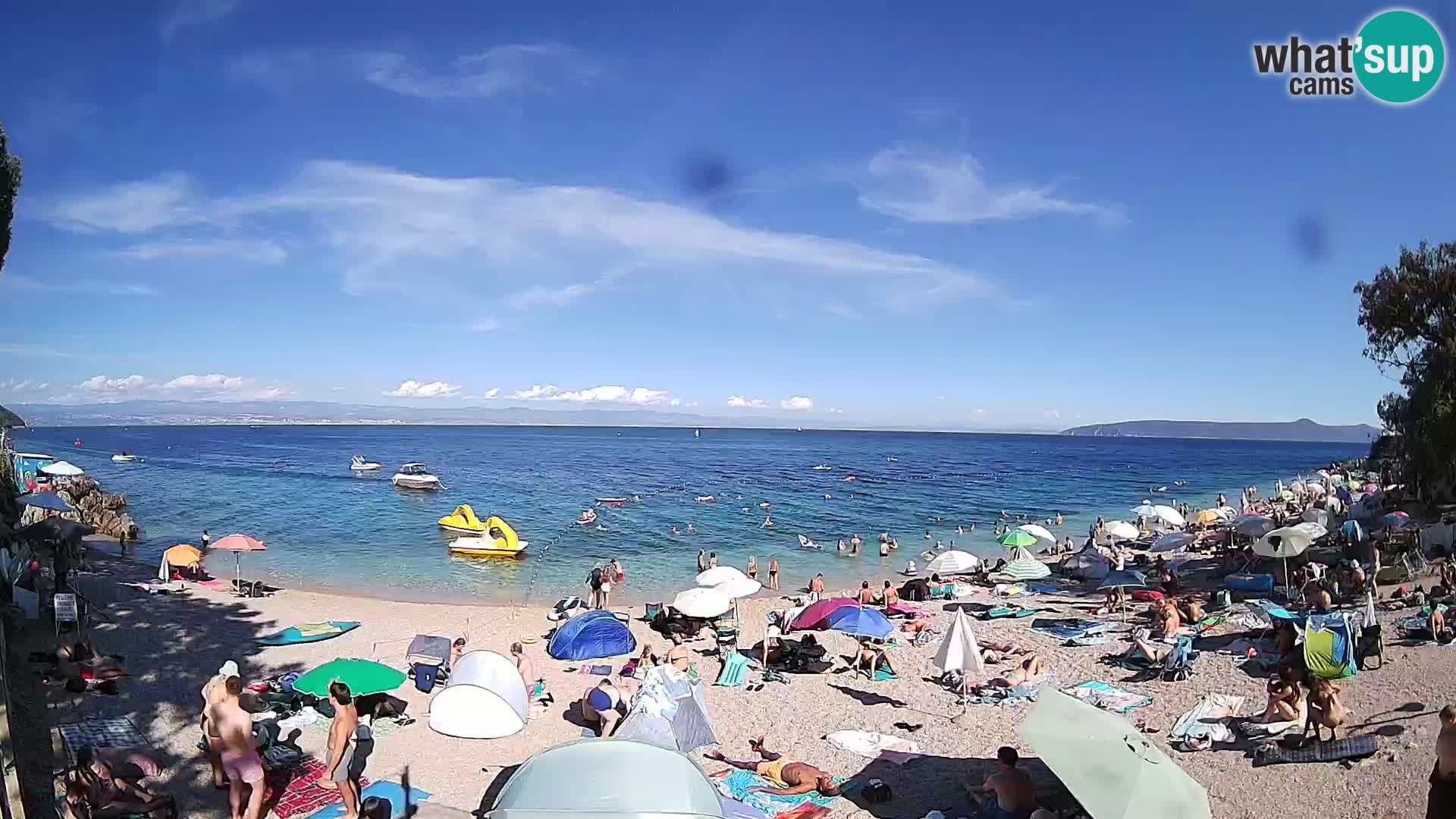 Webcam Sv. Ivan beach | Mošćenička Draga