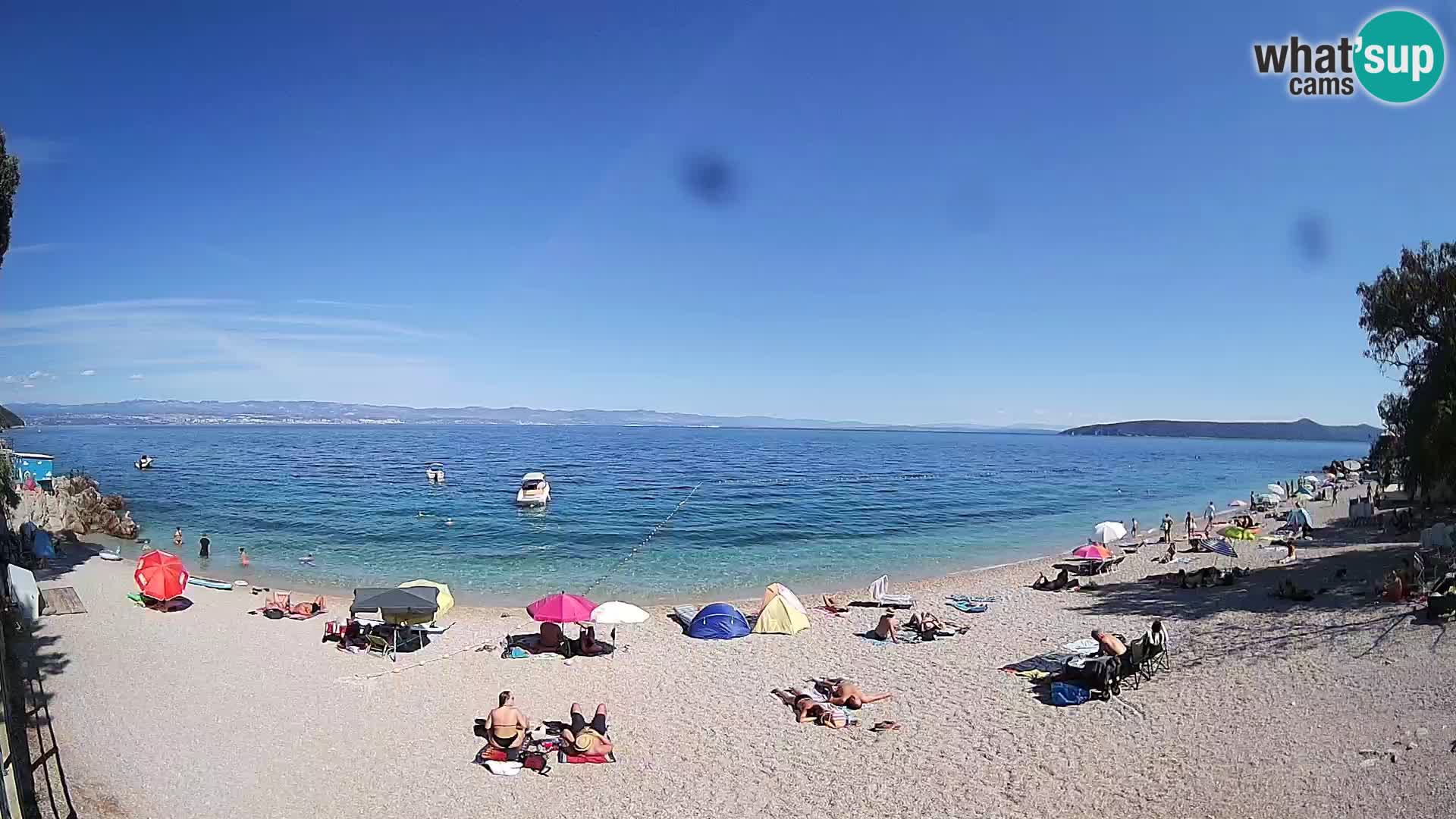 Webcam spiaggia Sv. Ivan | Draga di Moschiena