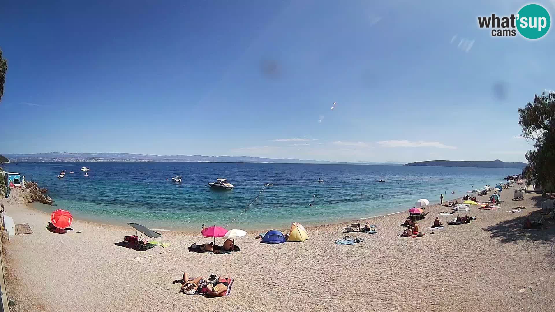 Webcam spiaggia Sv. Ivan | Draga di Moschiena
