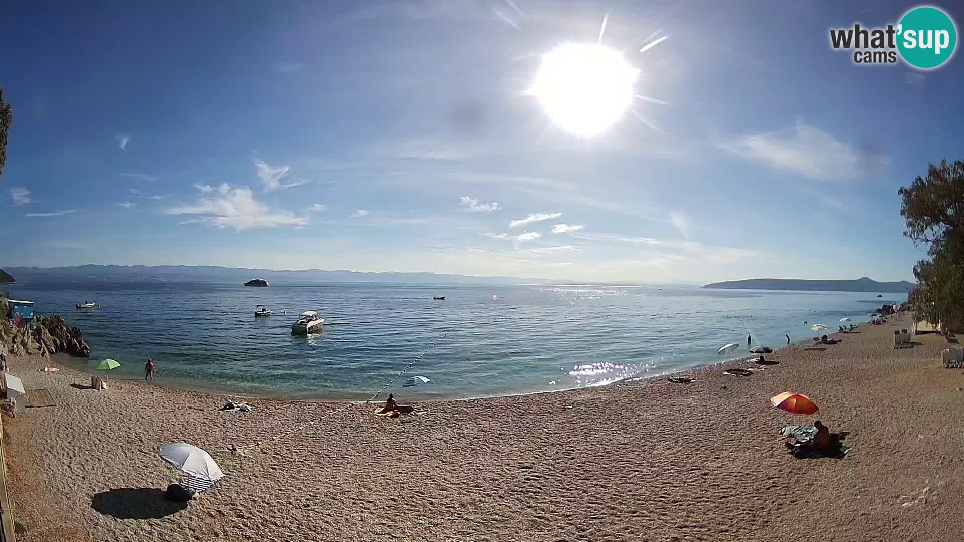 Webcam spiaggia Sv. Ivan | Draga di Moschiena