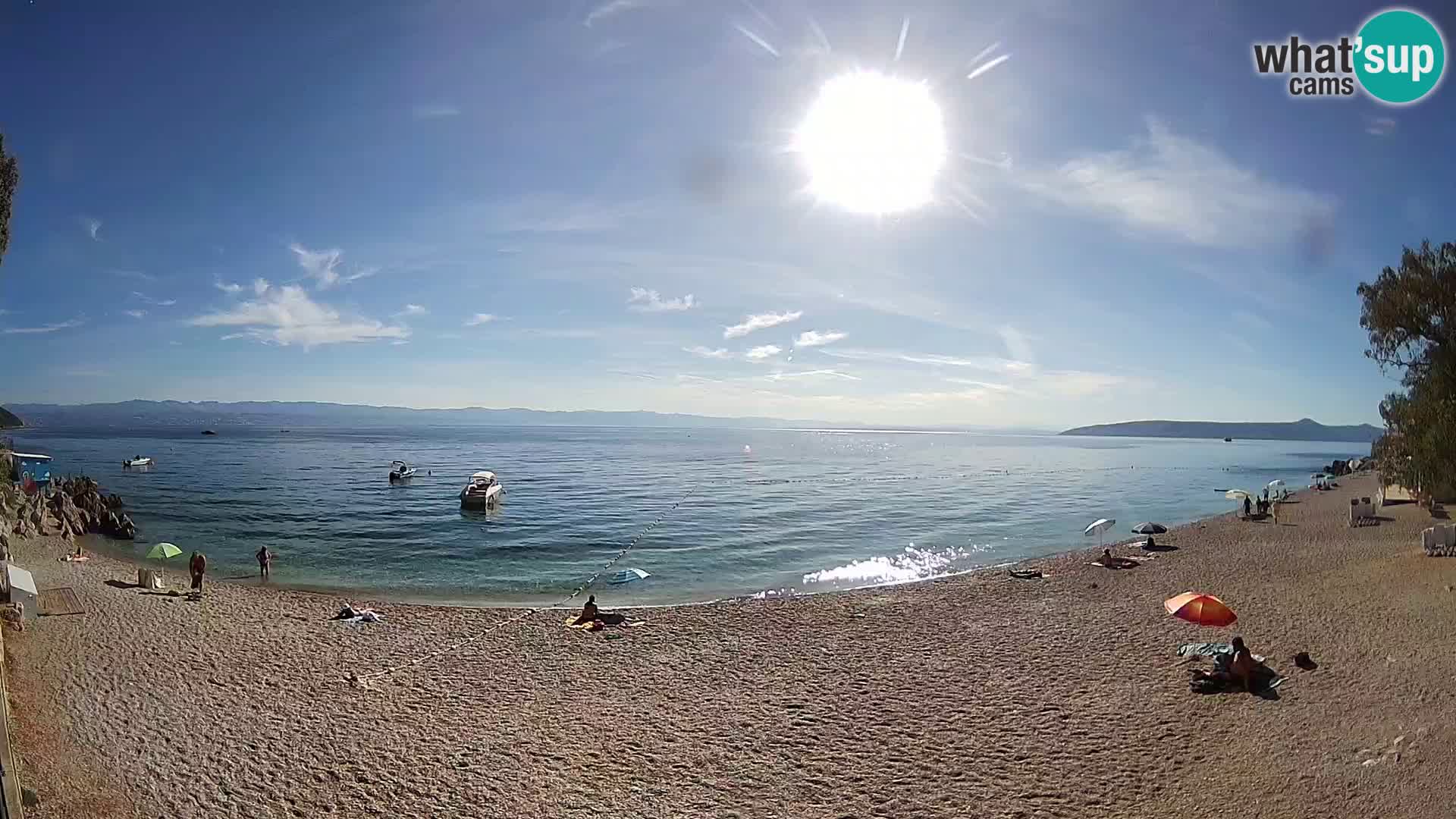 Spletna kamera plaža Sv. Ivan | Mošćenička Draga