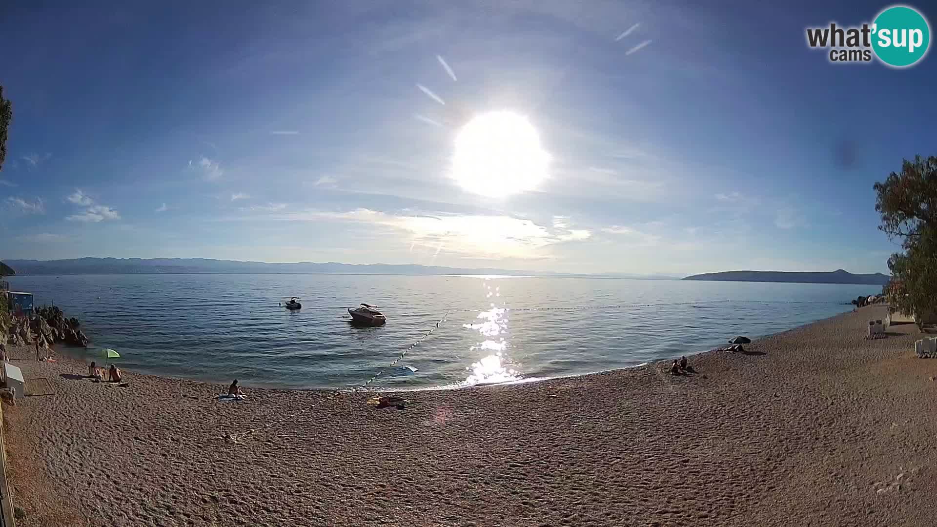 Webcam spiaggia Sv. Ivan | Draga di Moschiena