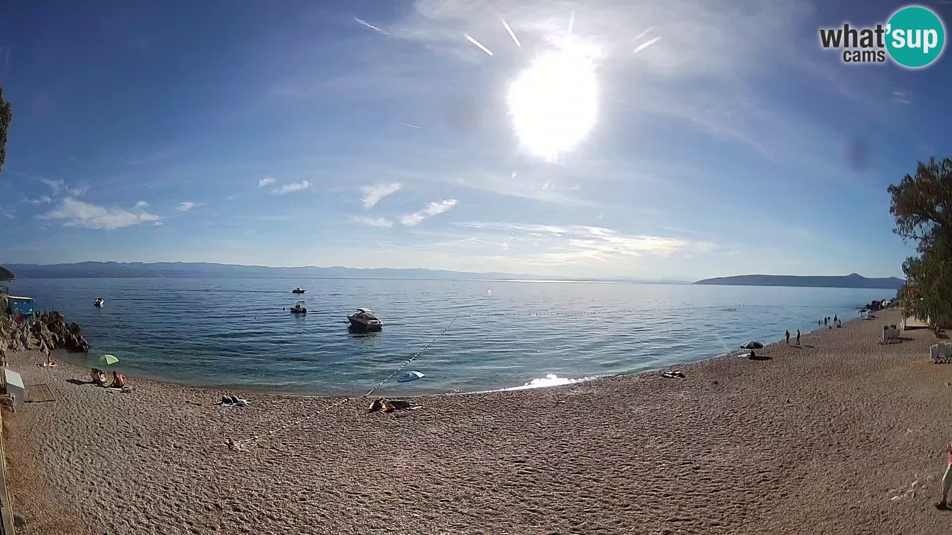 Webcam spiaggia Sv. Ivan | Draga di Moschiena