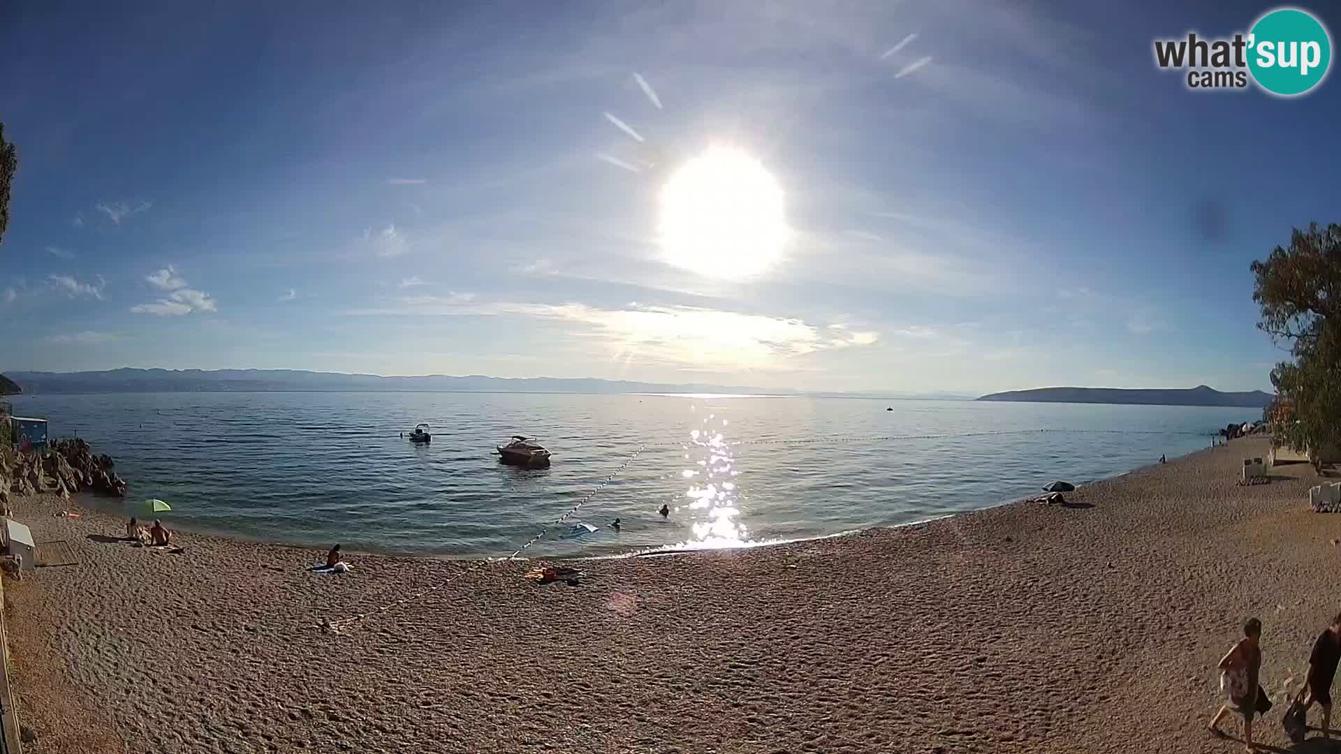 Webcam spiaggia Sv. Ivan | Draga di Moschiena