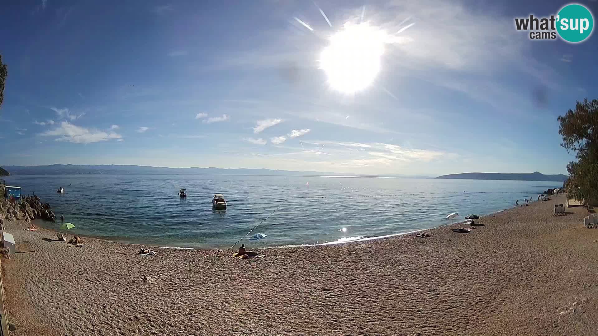 Spletna kamera plaža Sv. Ivan | Mošćenička Draga
