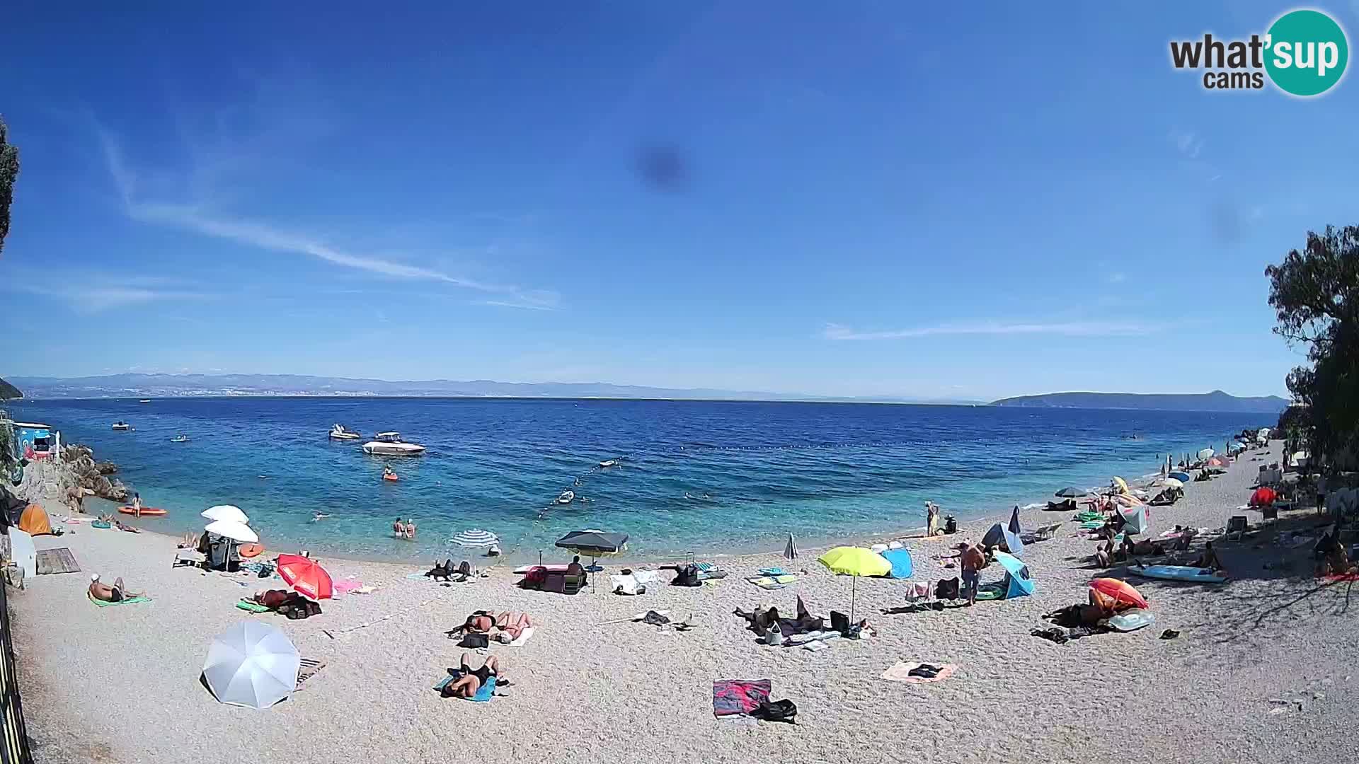Spletna kamera plaža Sv. Ivan | Mošćenička Draga