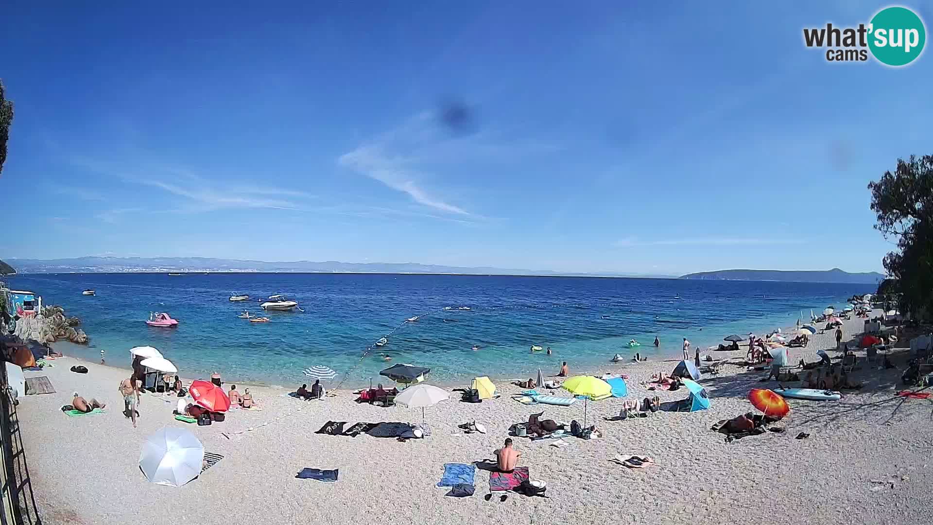 Webcam spiaggia Sv. Ivan | Draga di Moschiena