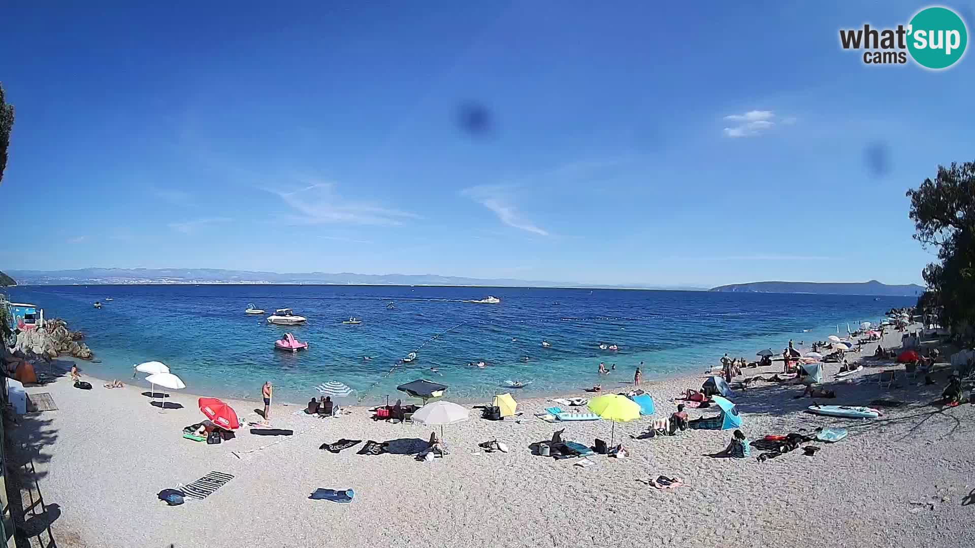 Webcam spiaggia Sv. Ivan | Draga di Moschiena