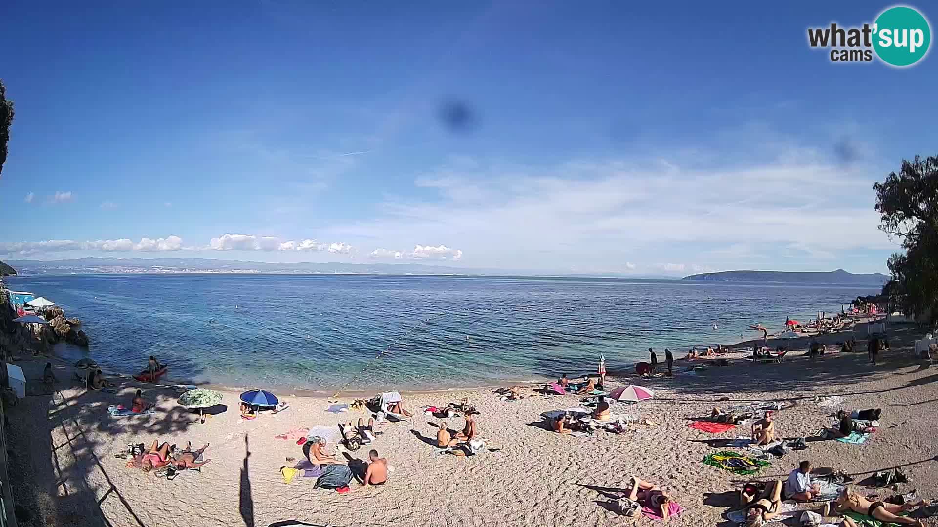 Webcam spiaggia Sv. Ivan | Draga di Moschiena
