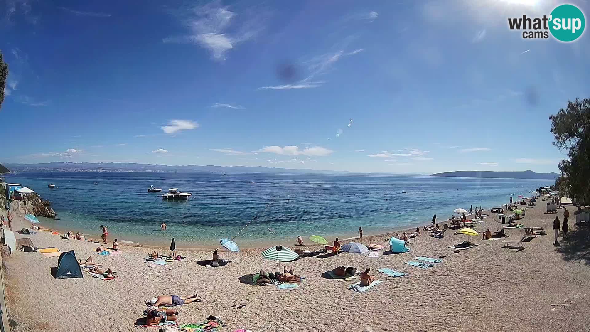 Spletna kamera plaža Sv. Ivan | Mošćenička Draga