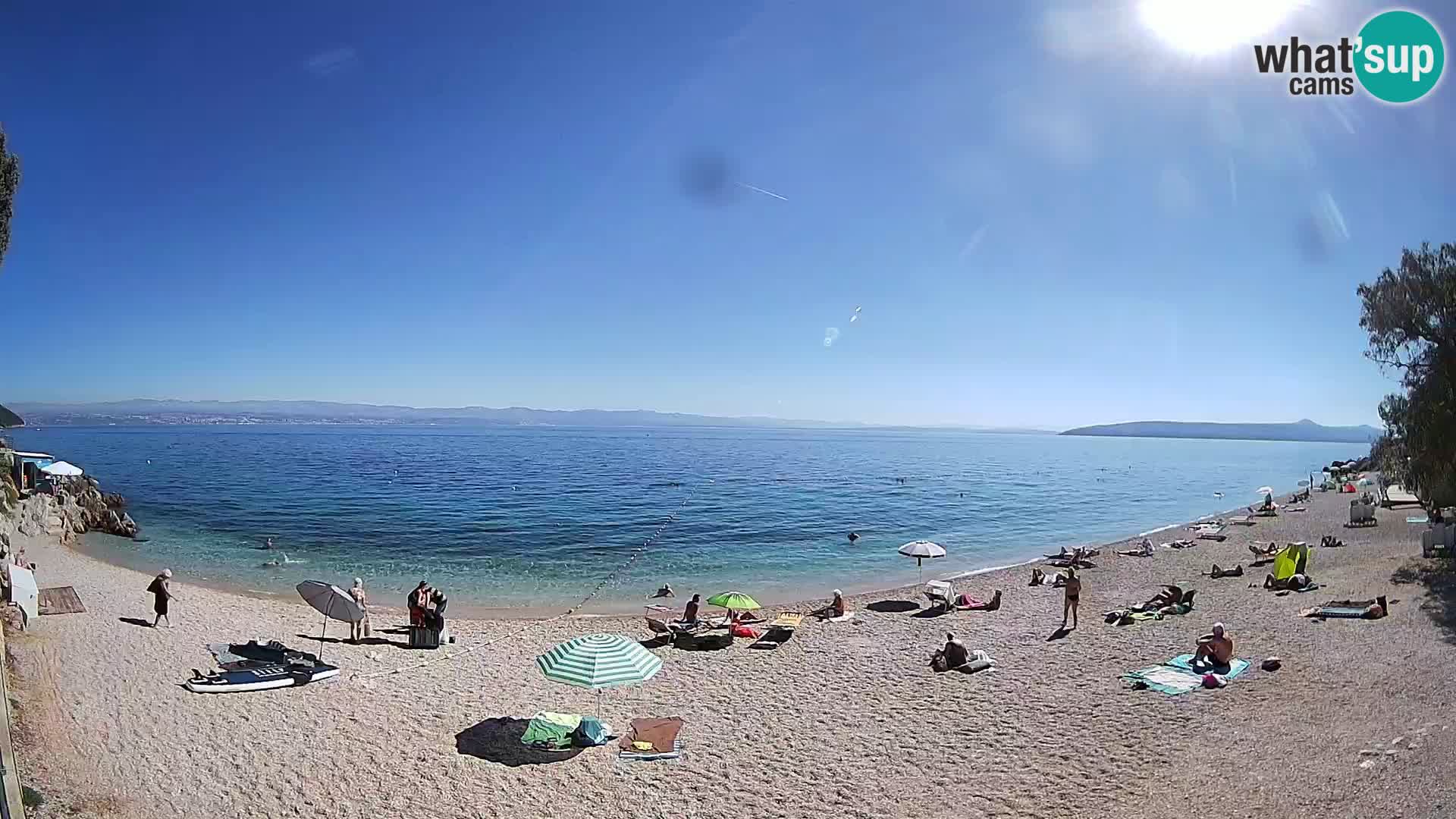 Webcam spiaggia Sv. Ivan | Draga di Moschiena