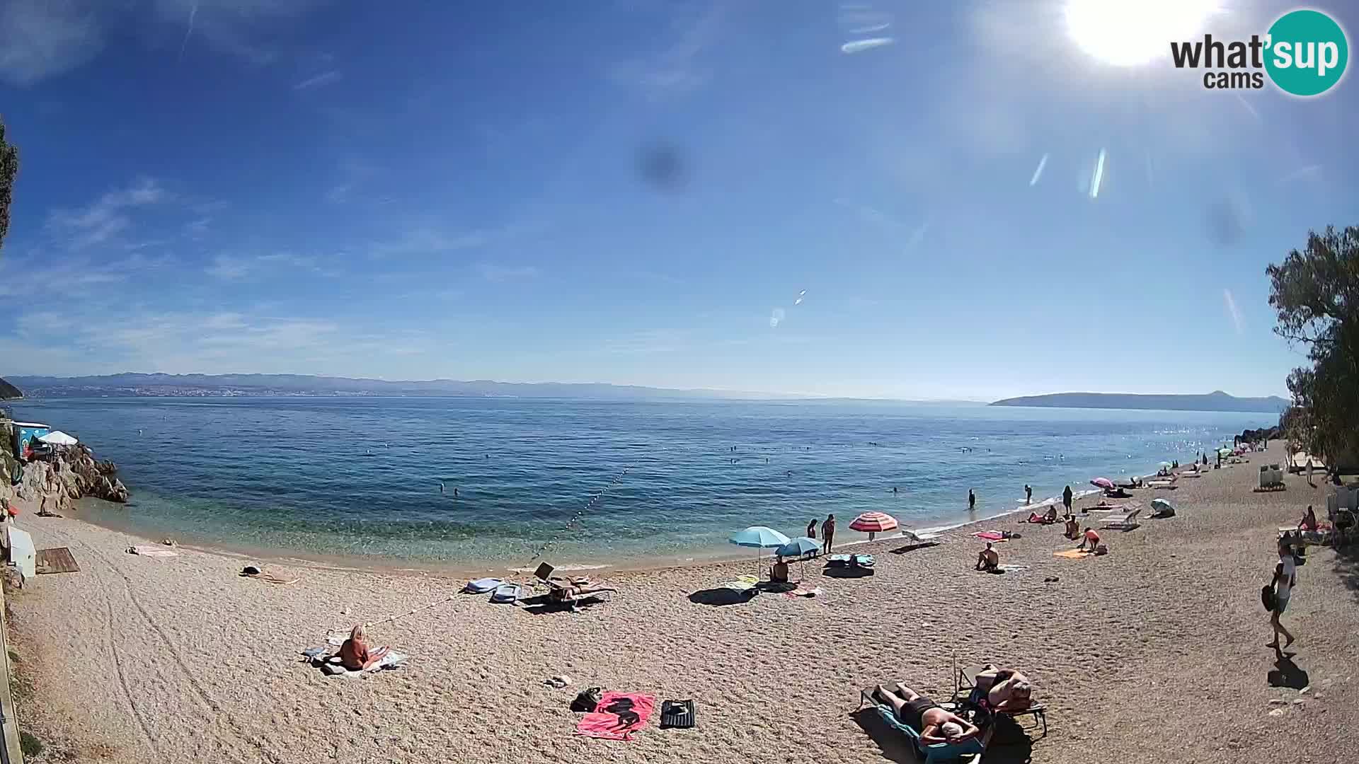 Webcam spiaggia Sv. Ivan | Draga di Moschiena