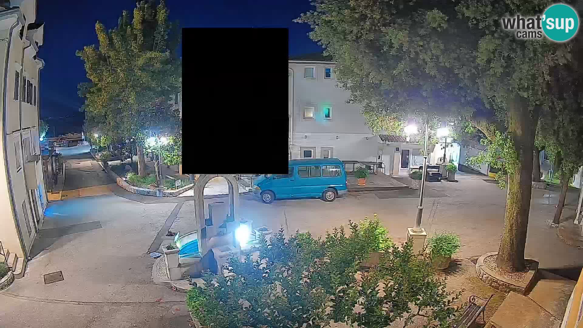 Webcam Mošćenička Draga Center – Live View of the Town Center