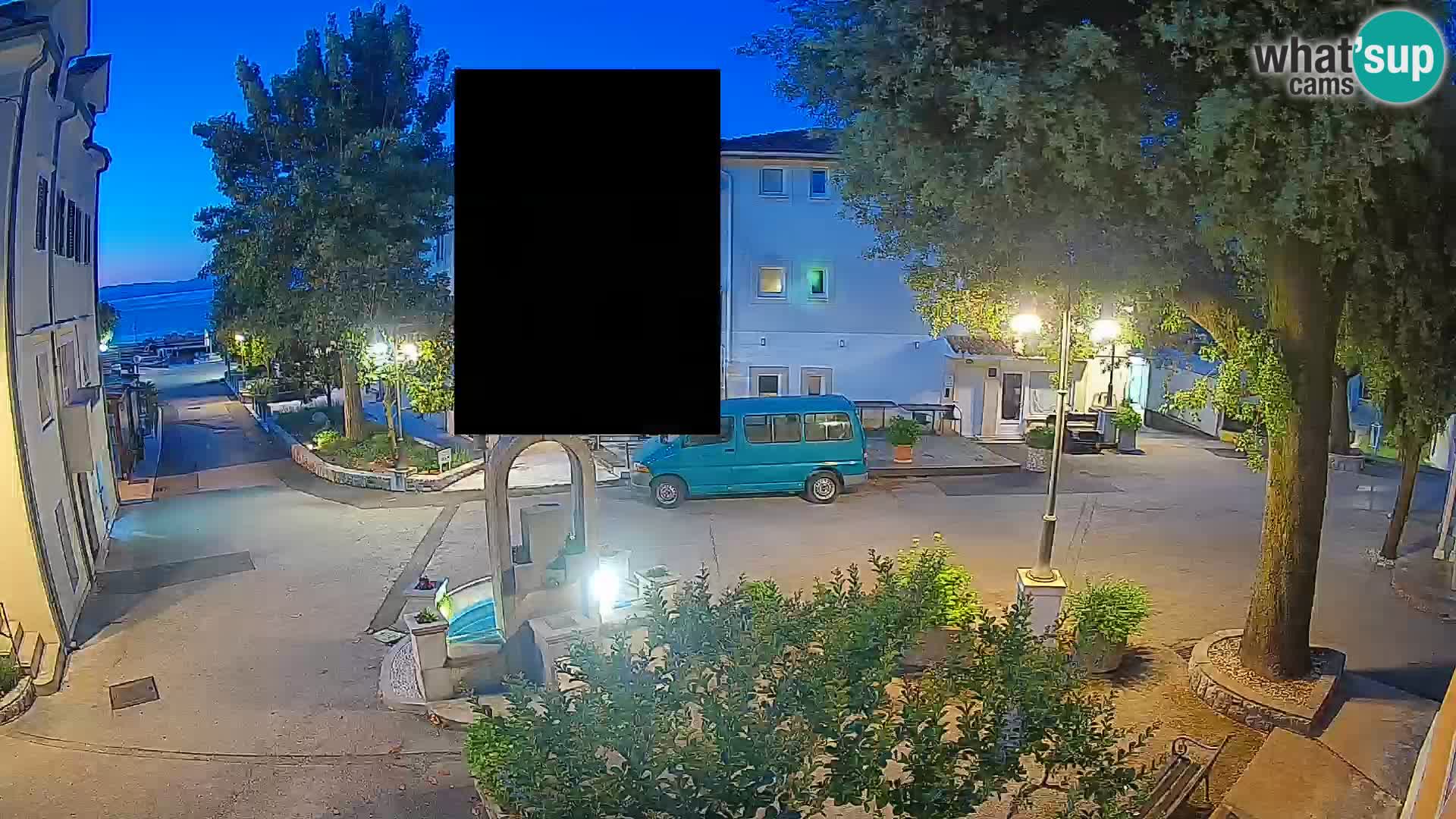 Webcam Mošćenička Draga Center – Live View of the Town Center