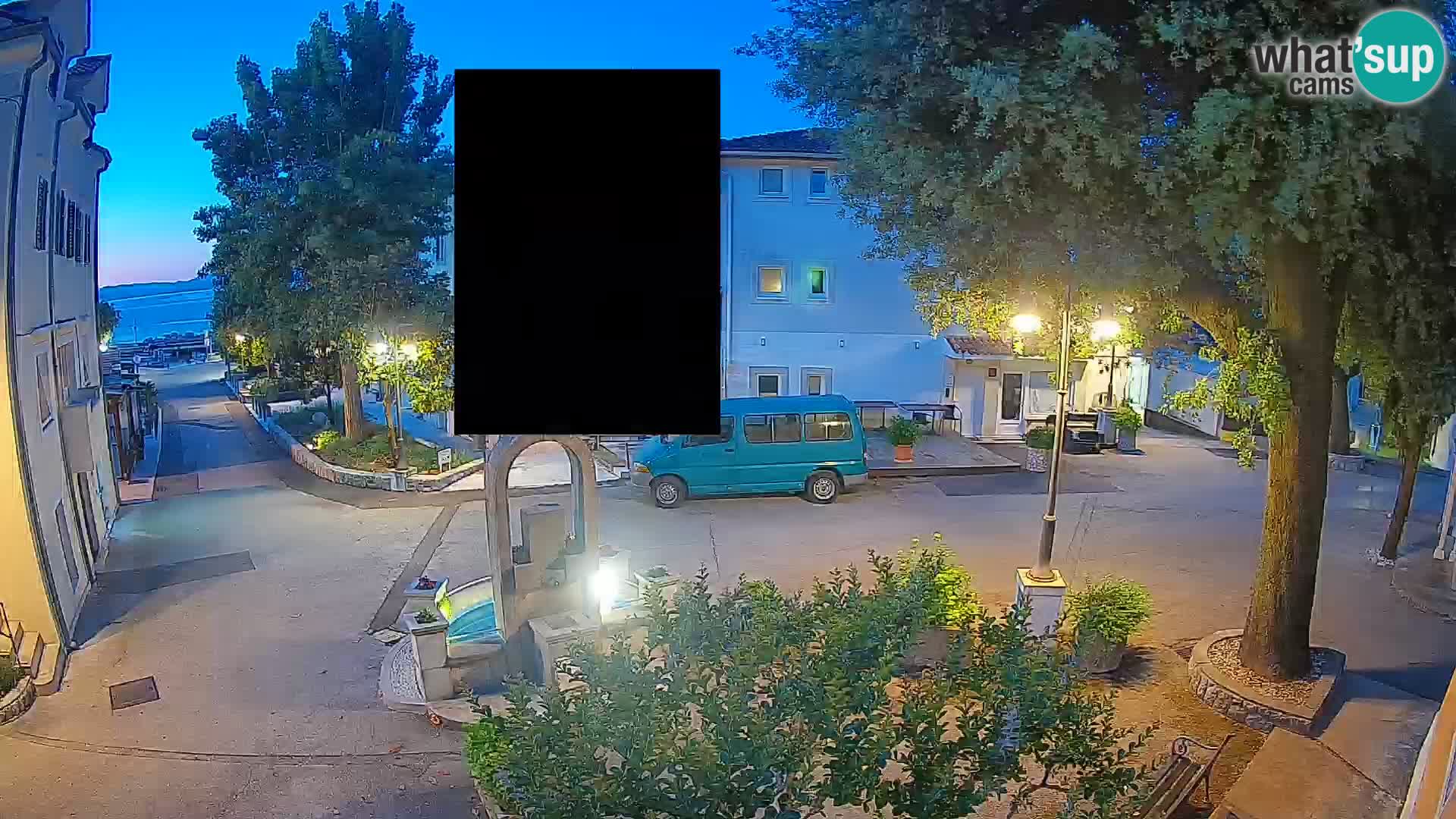 Webcam centre de Mošćenička Draga – Vue en direct du centre-ville