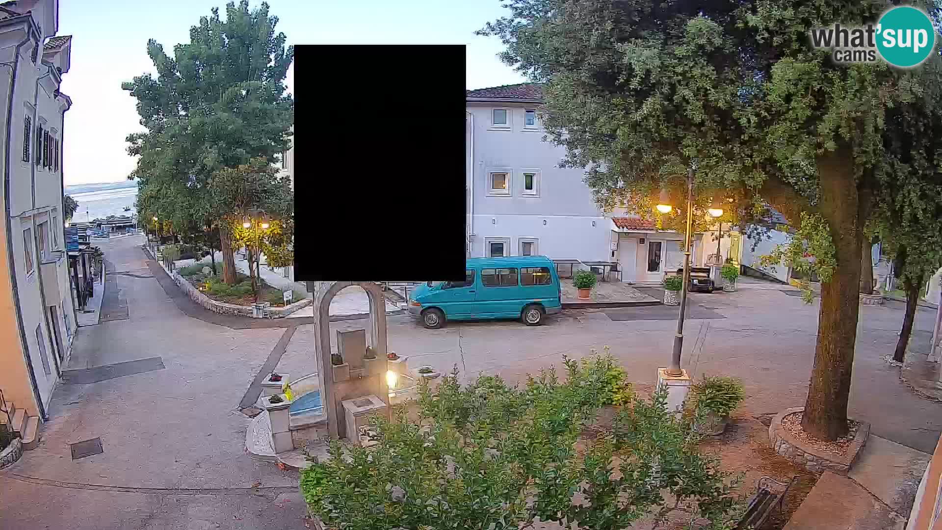 Webcam centre de Mošćenička Draga – Vue en direct du centre-ville