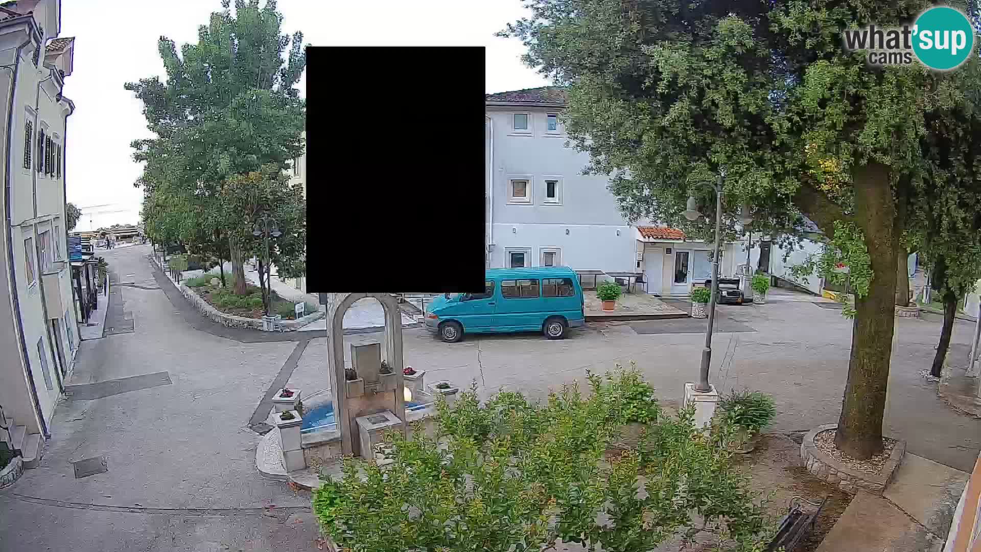 Webcam Mošćenička Draga Center – Live View of the Town Center
