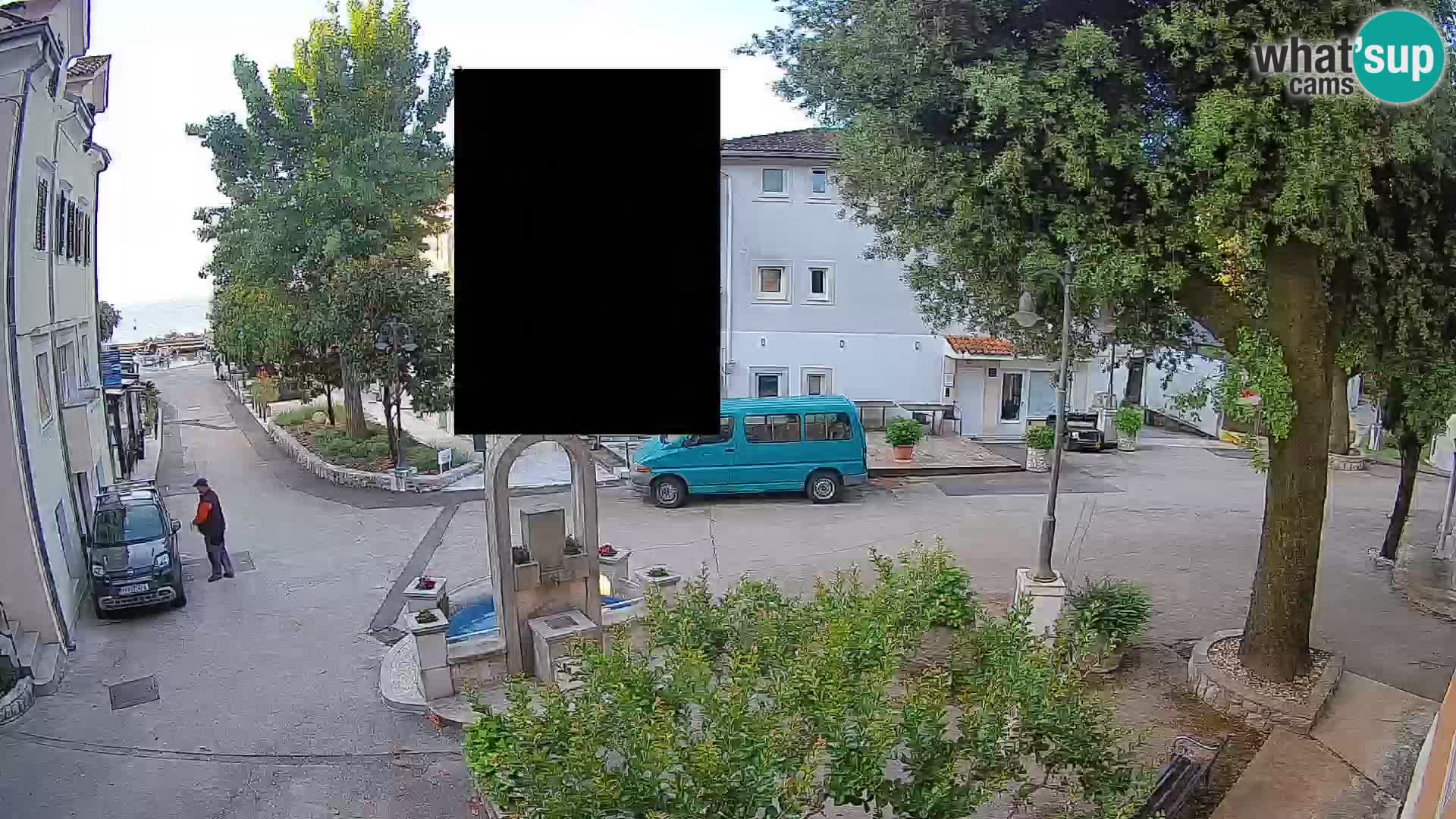 Webcam centre de Mošćenička Draga – Vue en direct du centre-ville