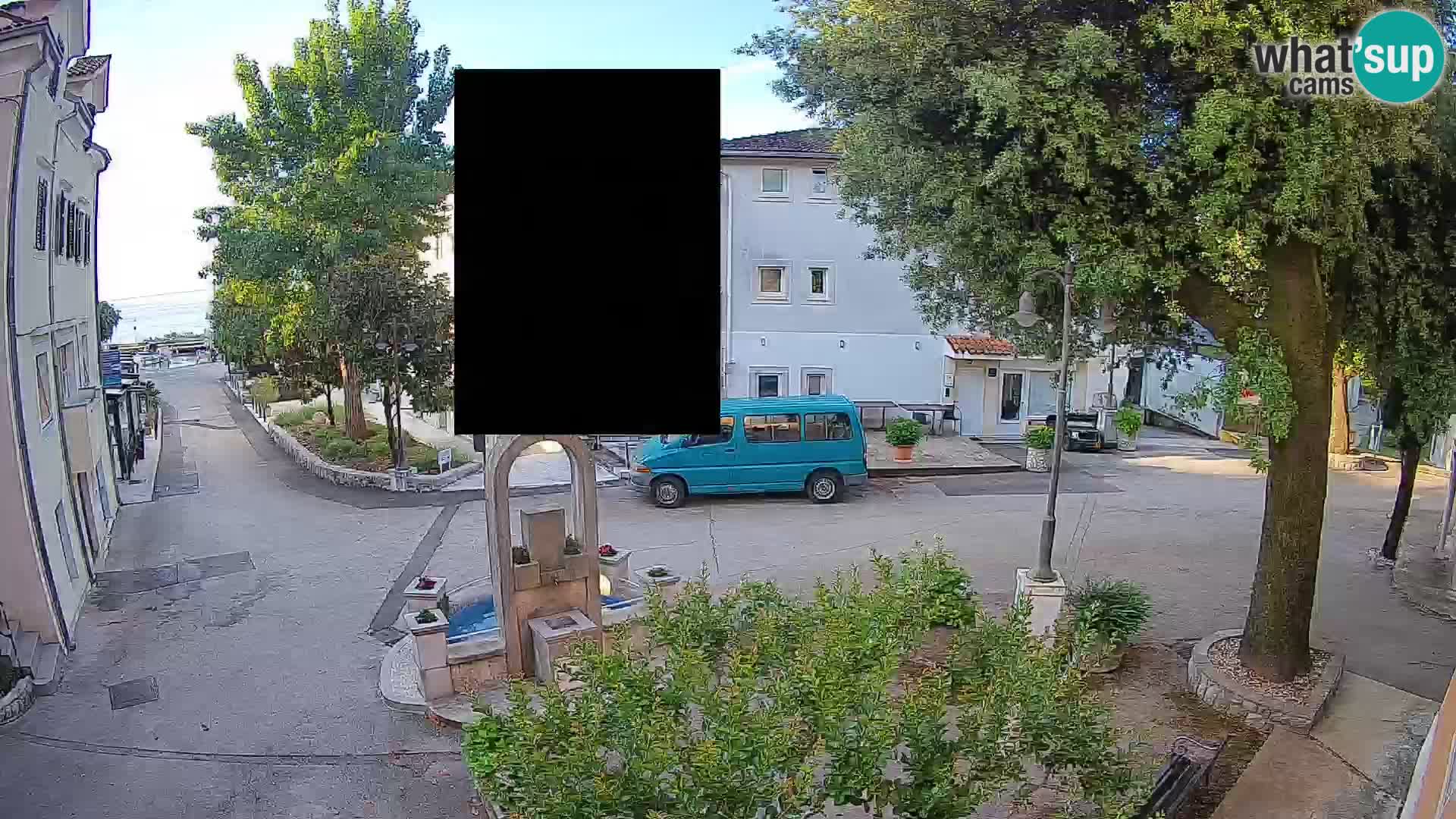 Webcam Mošćenička Draga Center – Live View of the Town Center