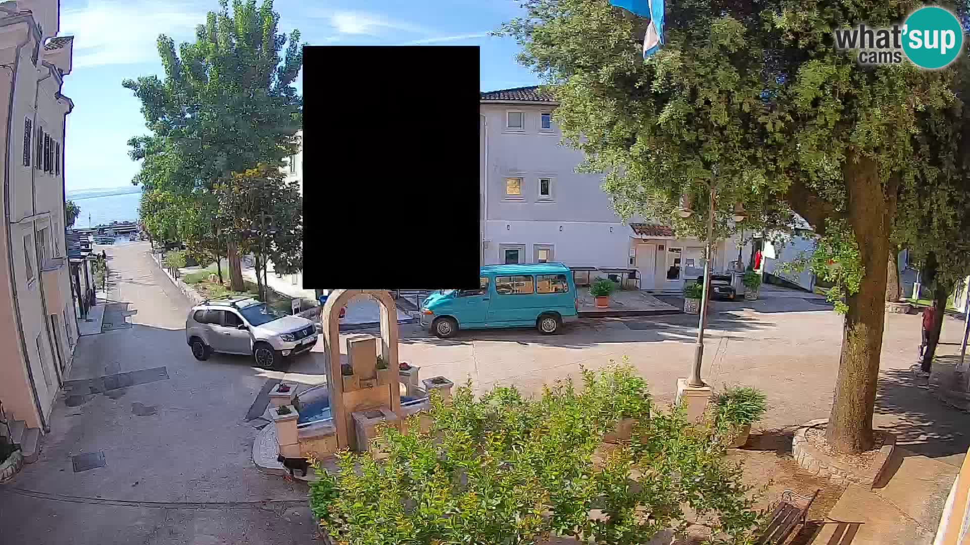 Webcam centre de Mošćenička Draga – Vue en direct du centre-ville