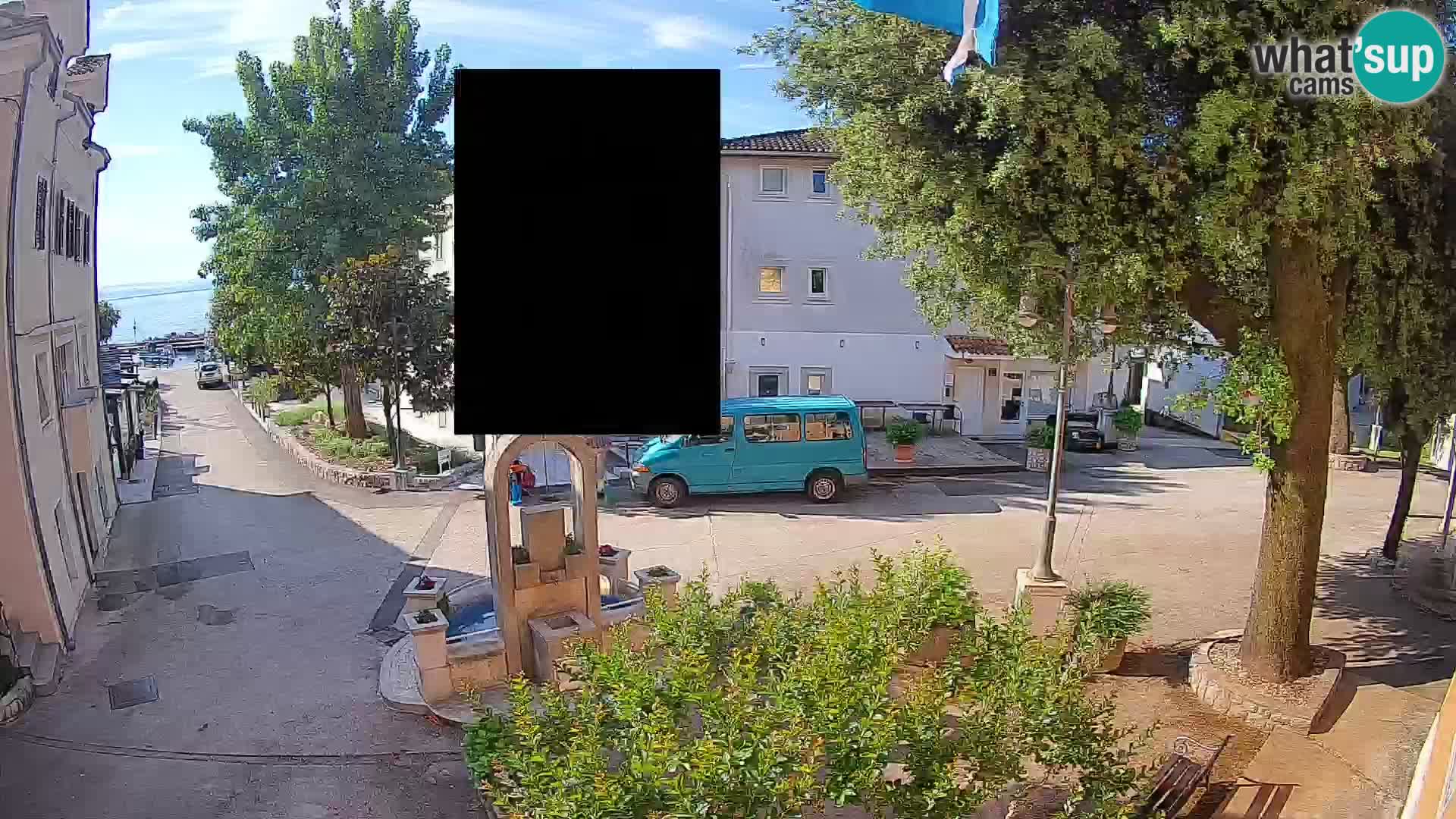 Webcam Mošćenička Draga Zentrum – Liveblick auf das Ortszentrum