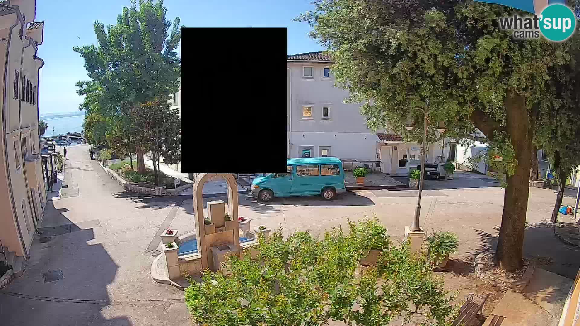 Webcam Mošćenička Draga Zentrum – Liveblick auf das Ortszentrum